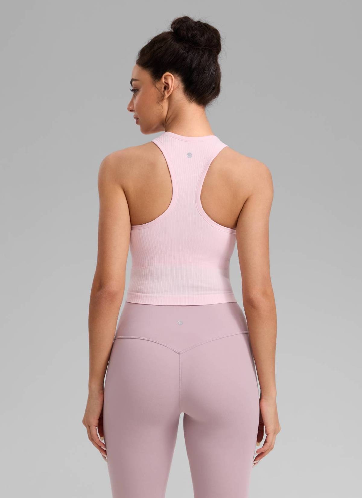 Seamless Ribbed Racerback Crop Tank