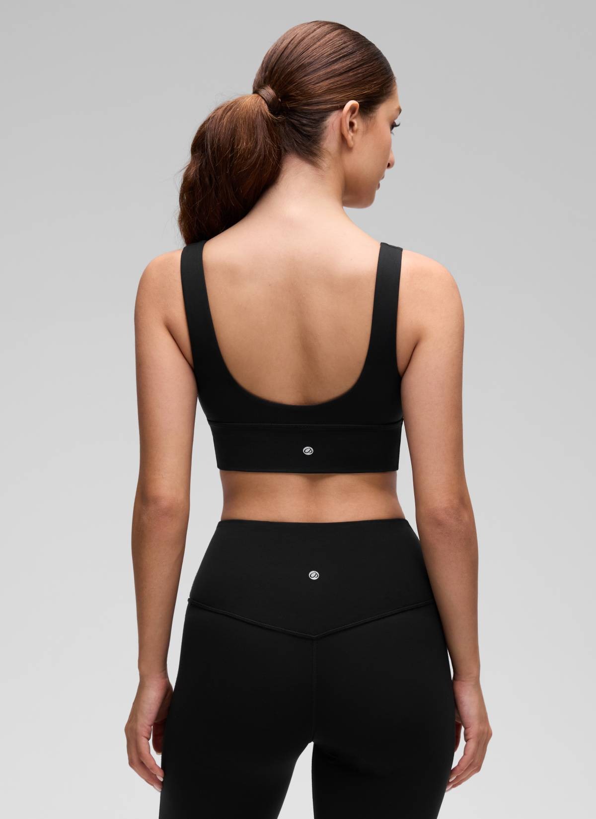Butterluxe Deep V Neck Longline Sports Bra