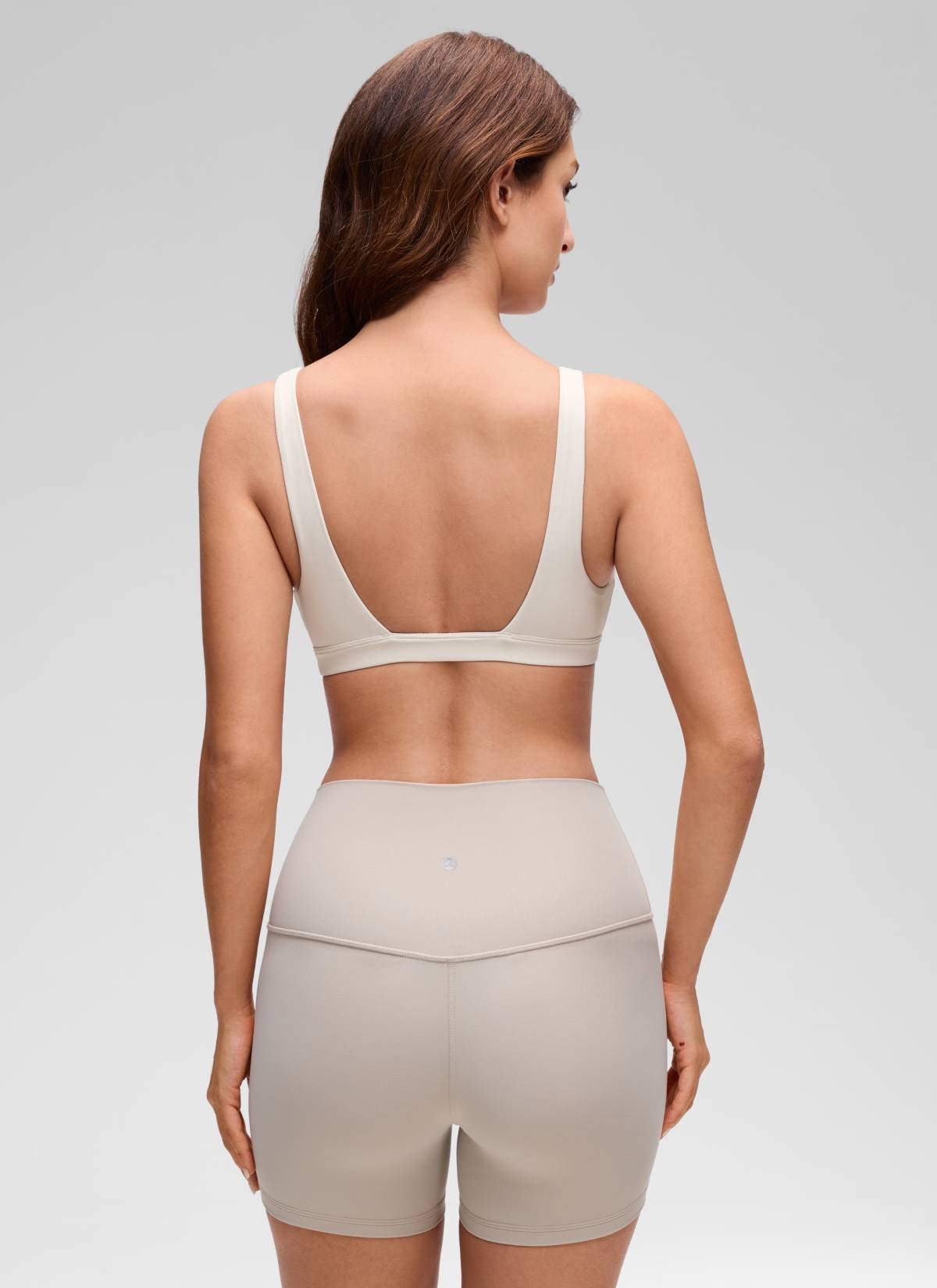 Butterluxe Soft Double Lined V Neck Sports Bra