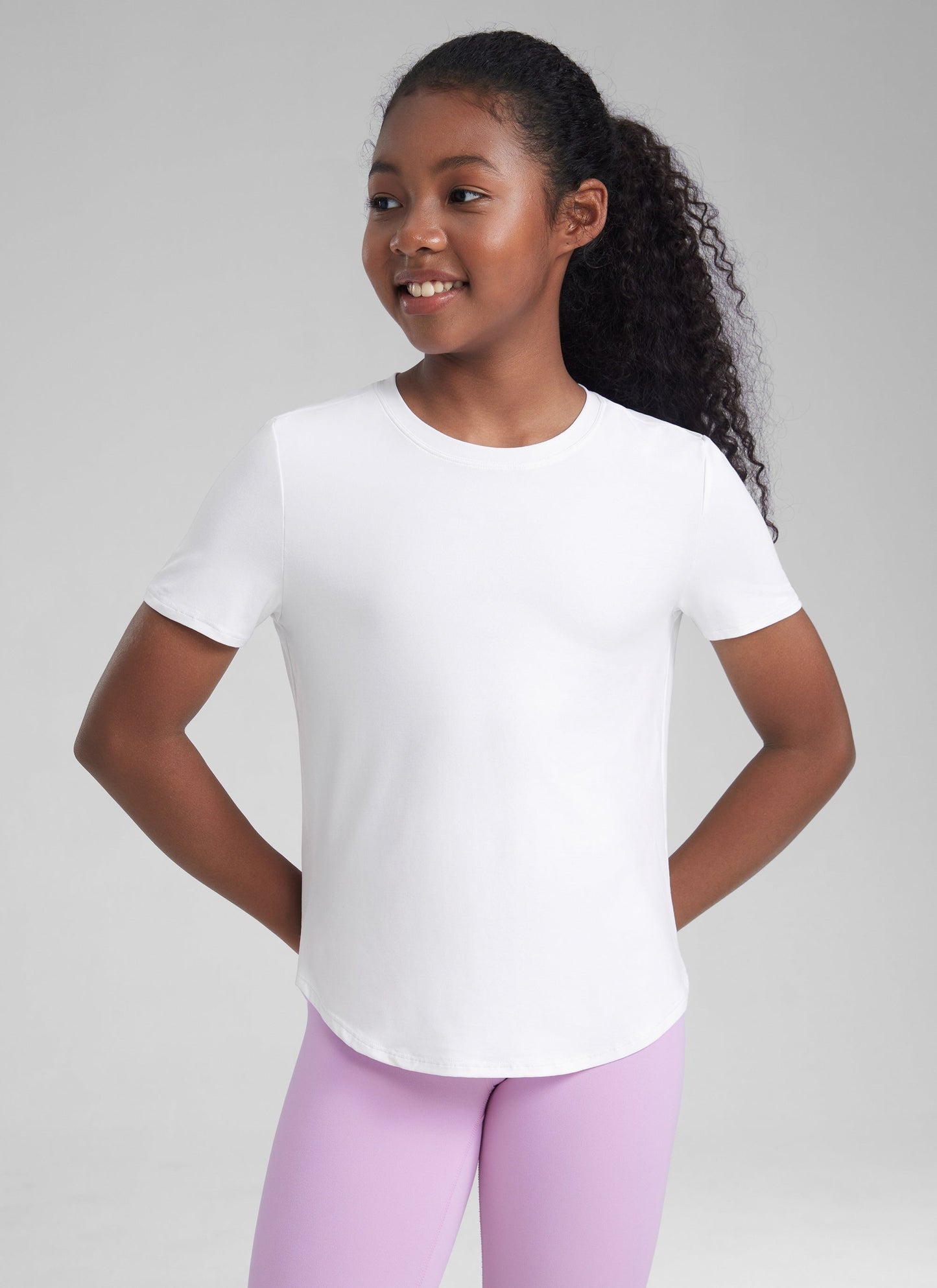 Girls Cloudweight Athletic Short Sleeve