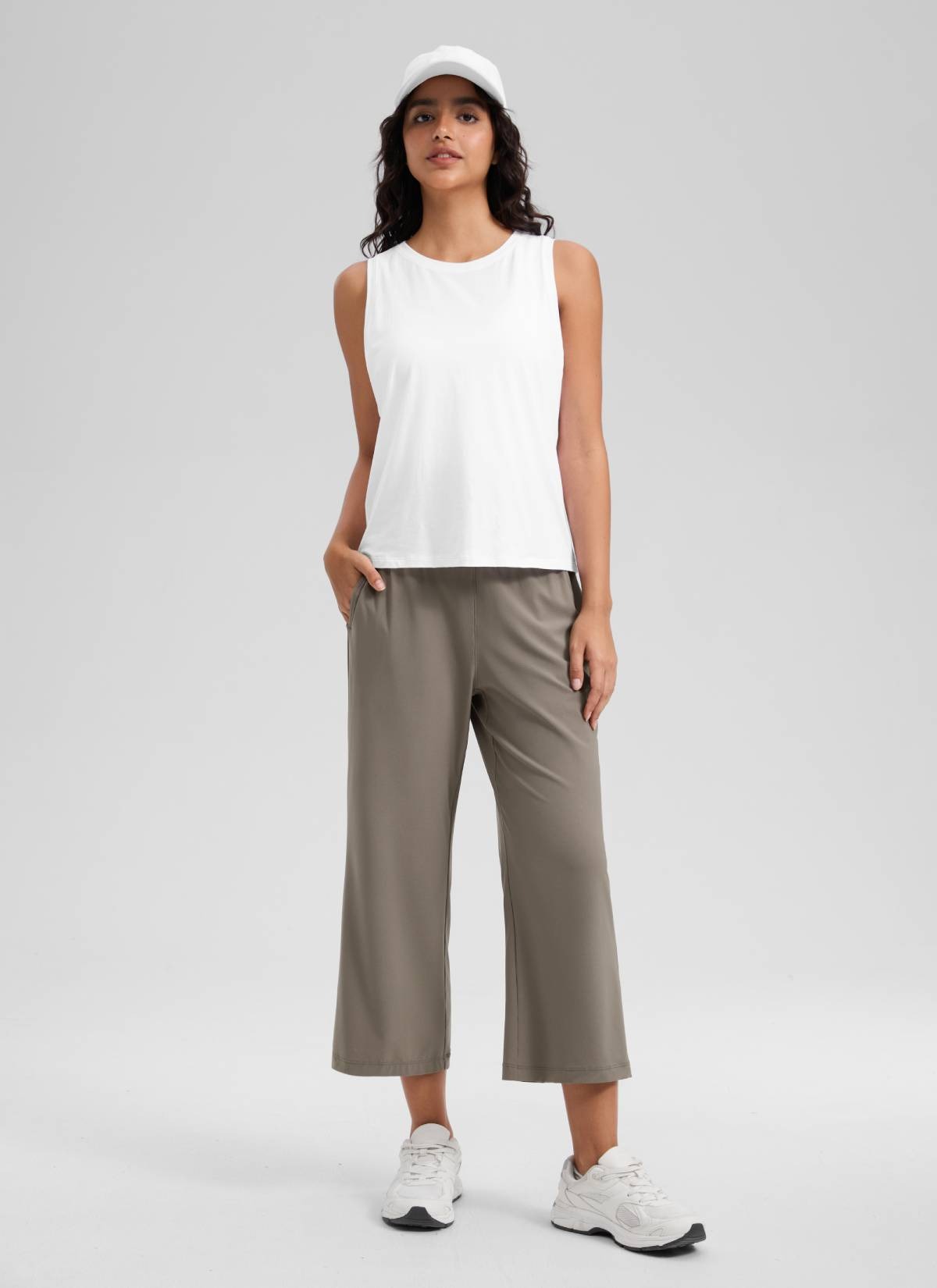 Feathery-Fit Drapey High Rise Flare Pant 23"