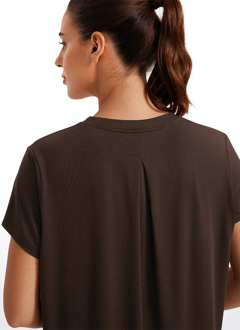 Flowy Yoga Crew Neck Short Sleeve