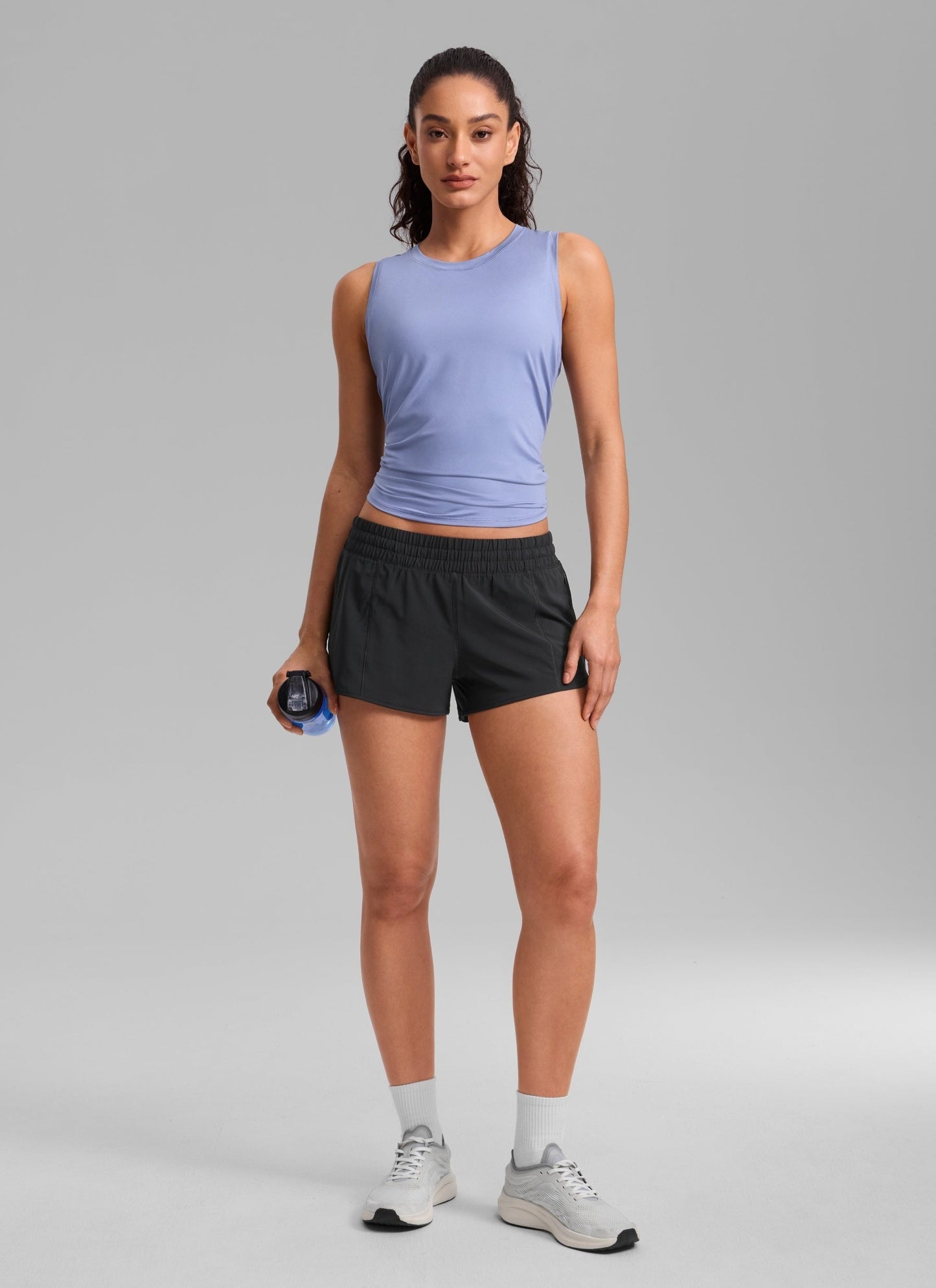 Feathery-Fit Soft Liner Zip Pocket Shorts 2.5''