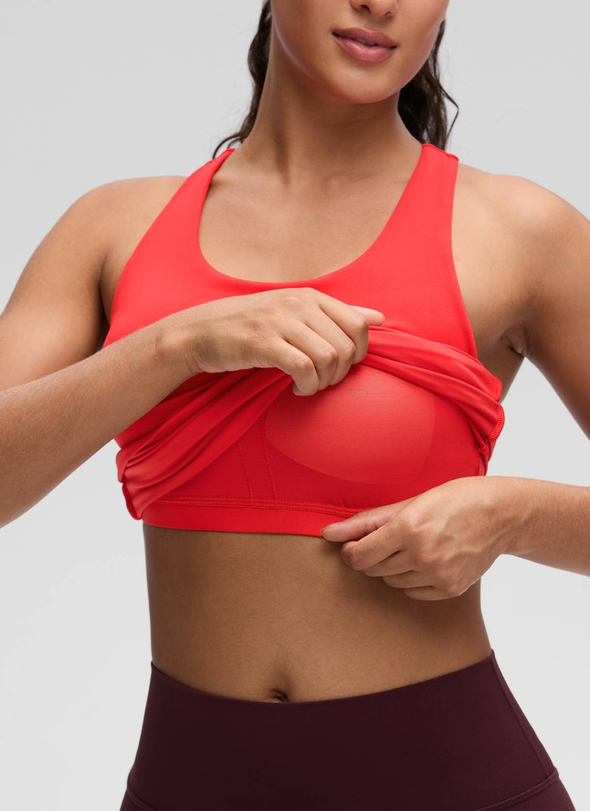 Butterluxe Waist Length Built in Bra Tank