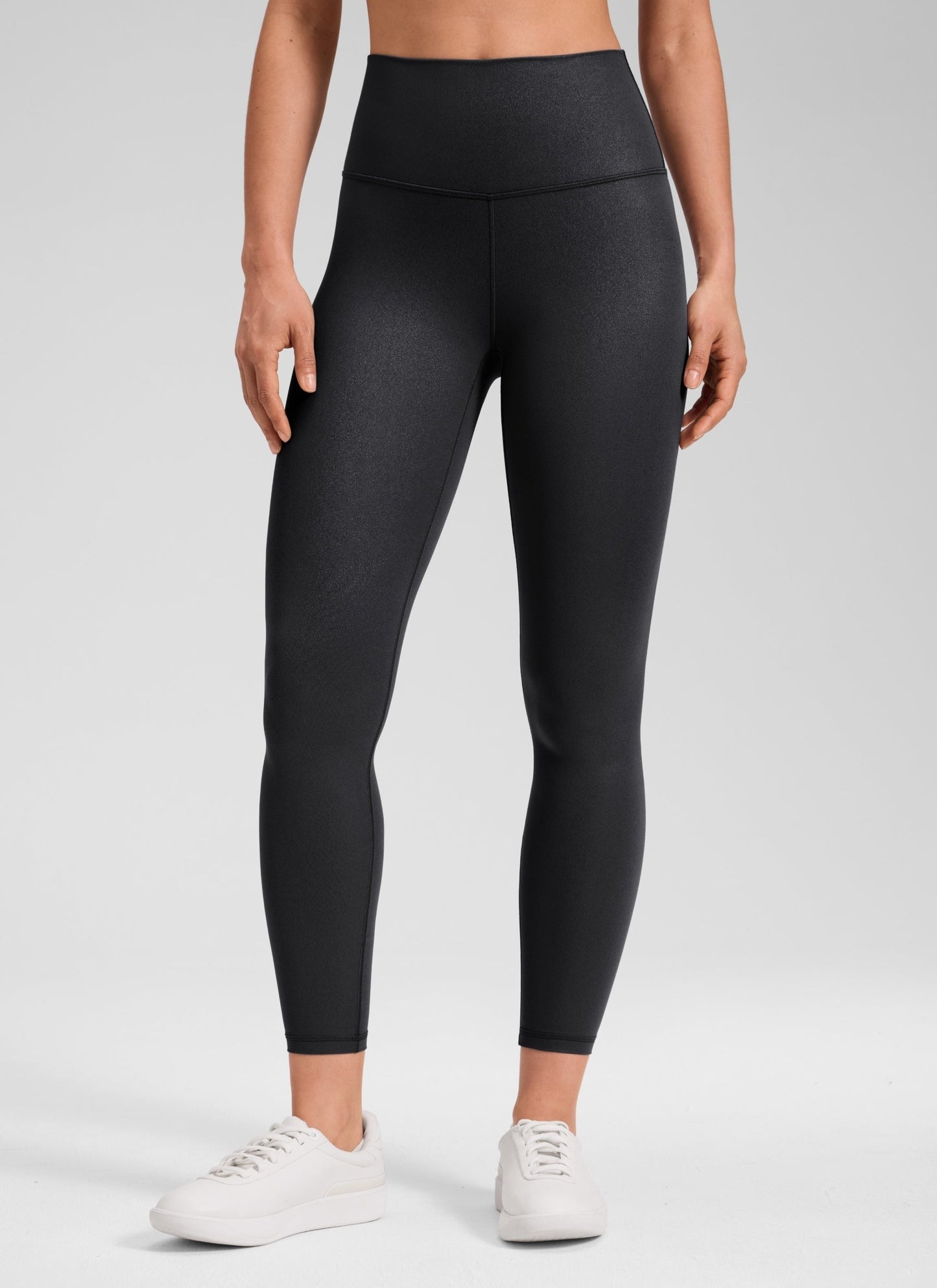 Matte Faux Leather Legging 25''