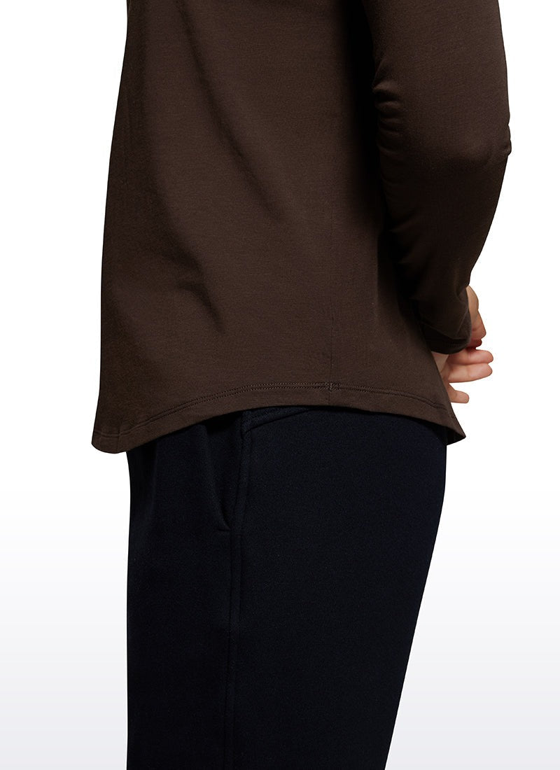 Pima Cotton Workout Long Sleeve