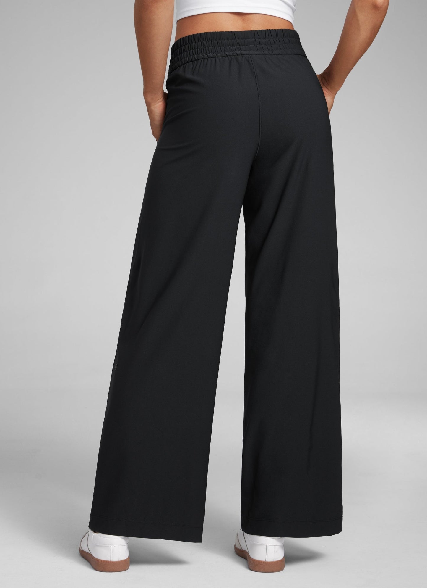 Feathery-Fit Drapey Wide Leg Casual Pant 28"