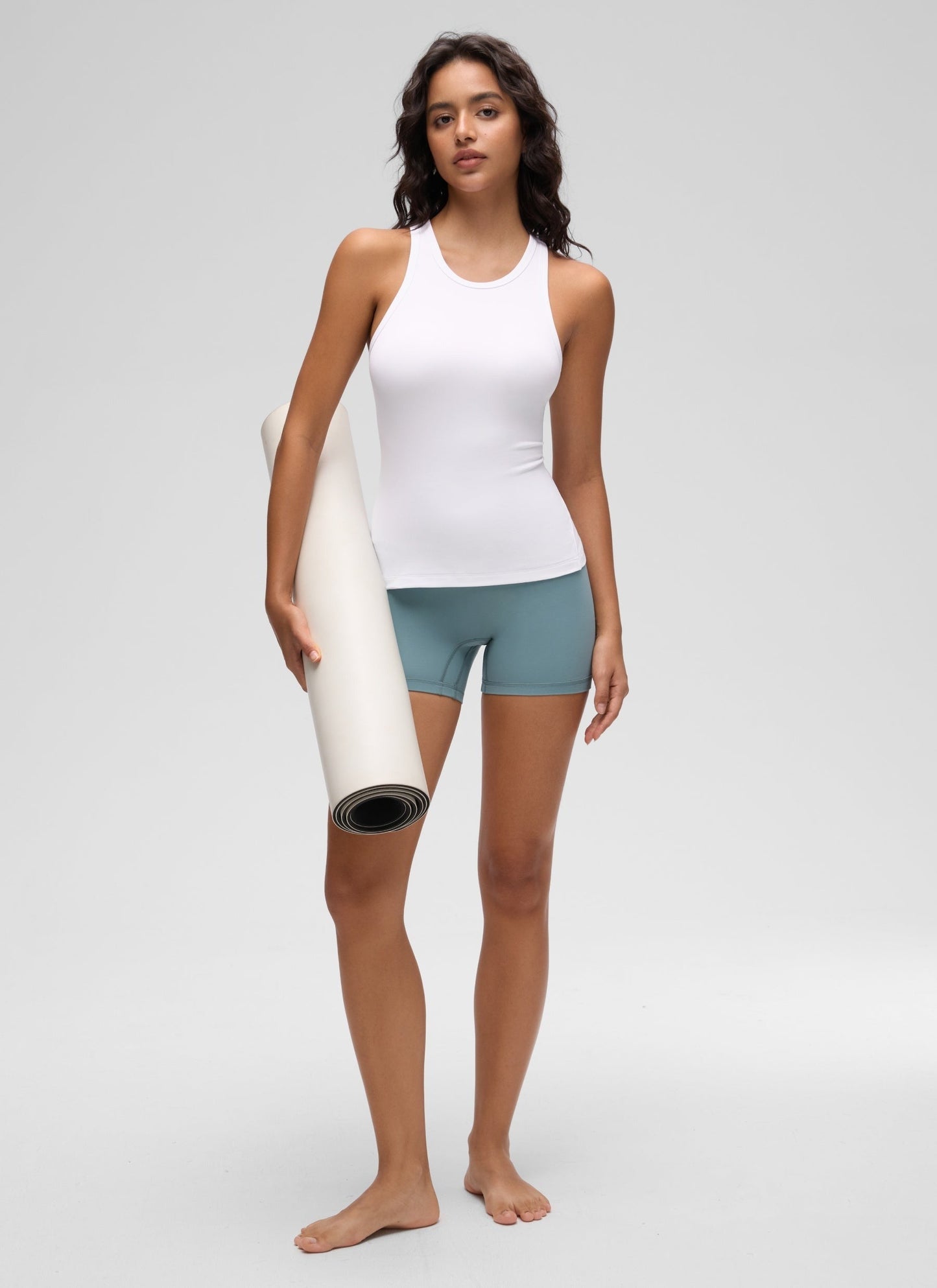 Butterluxe Waist Length Racerback Tank