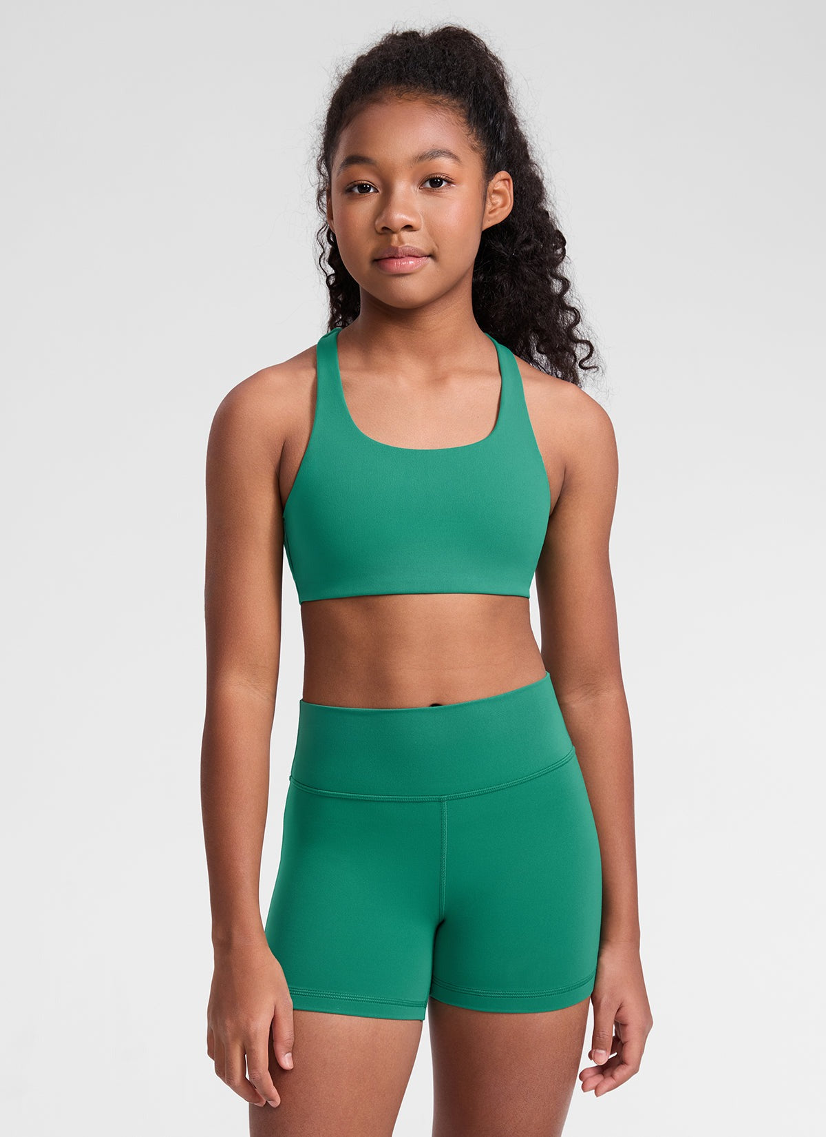 Girls Butterluxe U Neck Mold Sports Bra