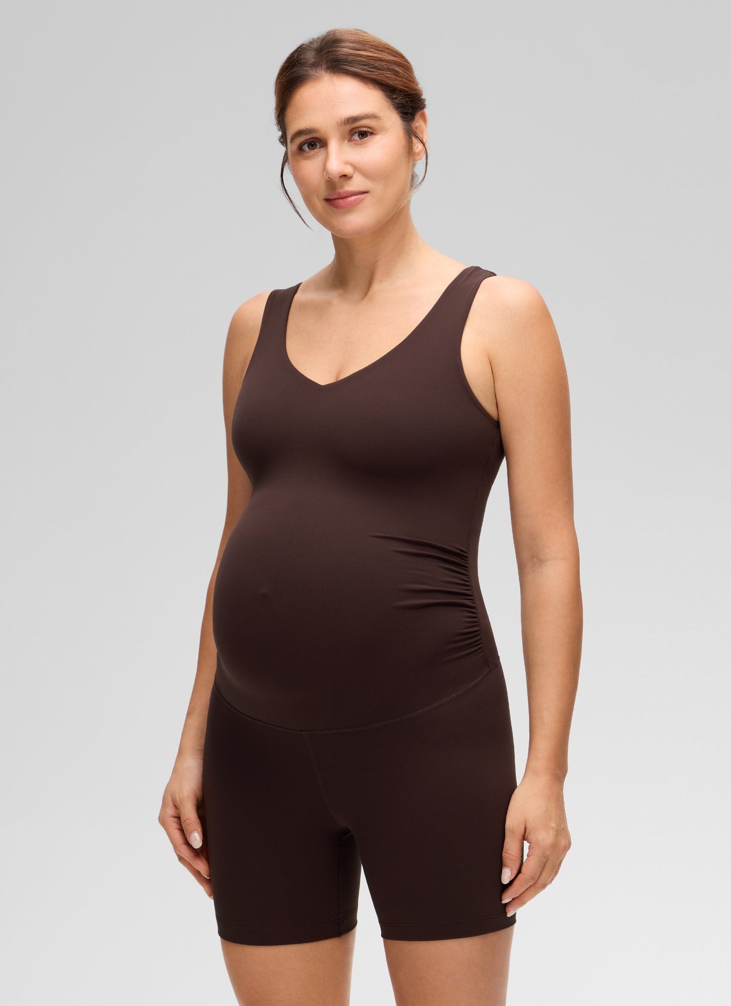 Butterluxe Maternity V Neck Rompers 5''