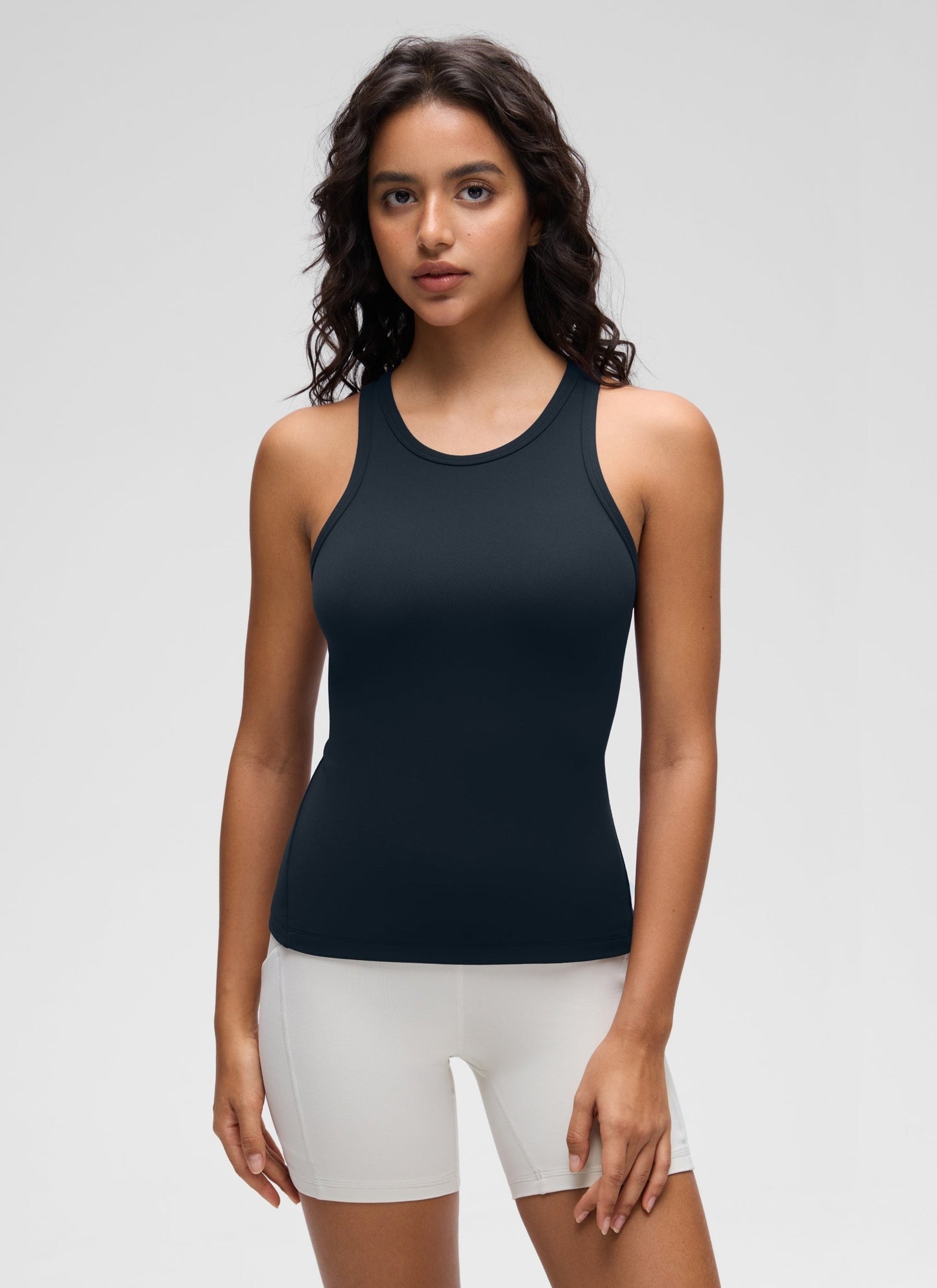 Butterluxe Waist Length Racerback Tank