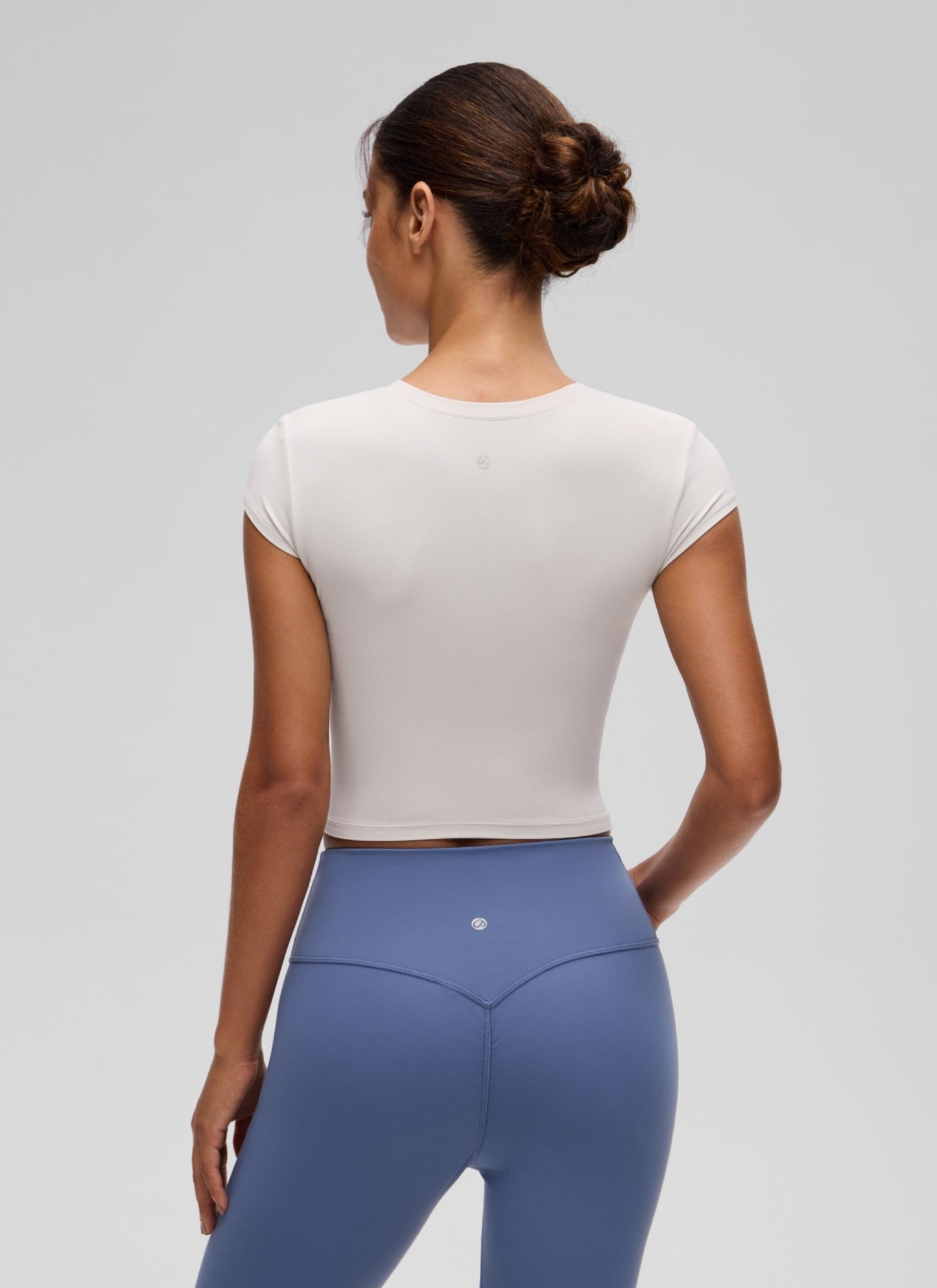Softembrace Cropped Cap Sleeve Top