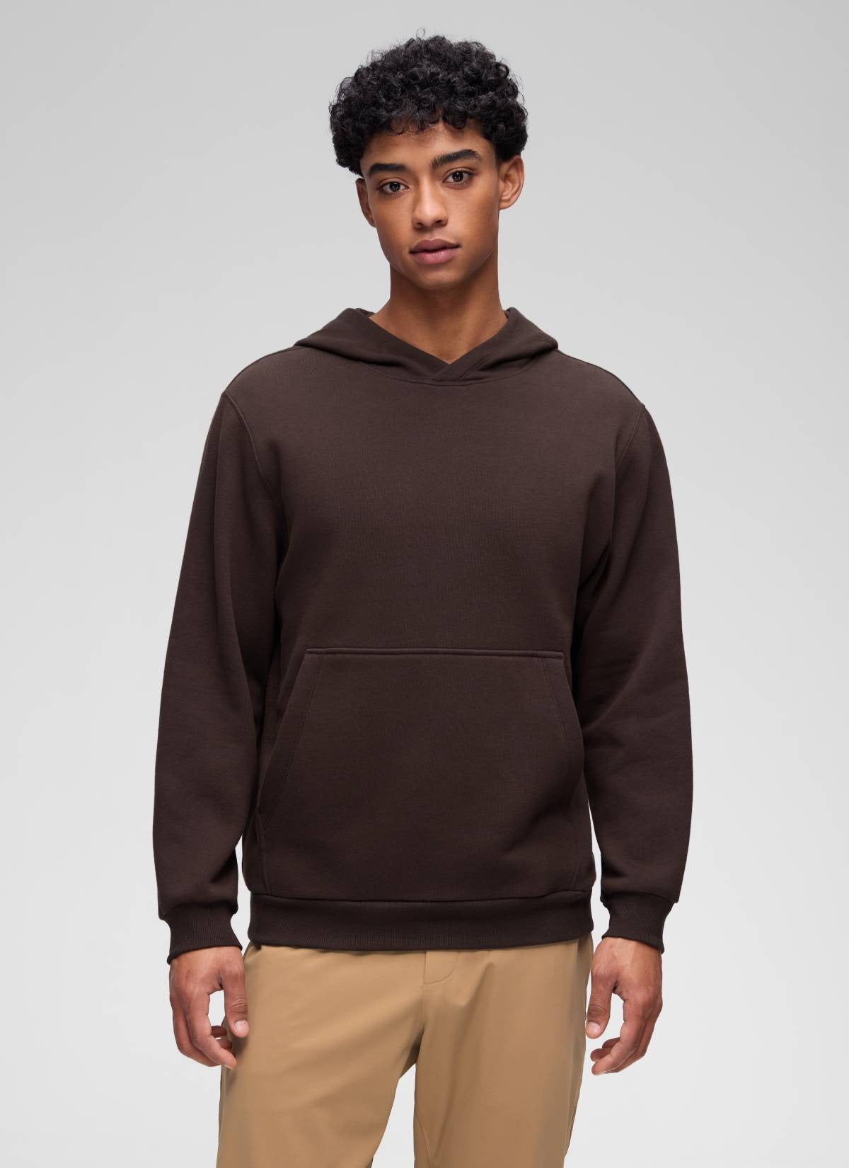 Fleece Lined Pocket Pullover Hoodie