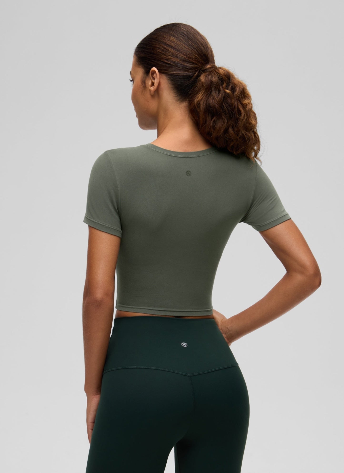 Softembrace Crewneck Cropped Short Sleeve