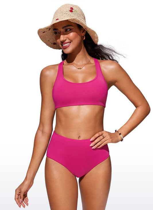 Sunshine U Neck Racerback Bikini Top
