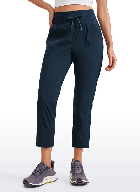 Striped Pants with Pockets 25''- Cinched Leg