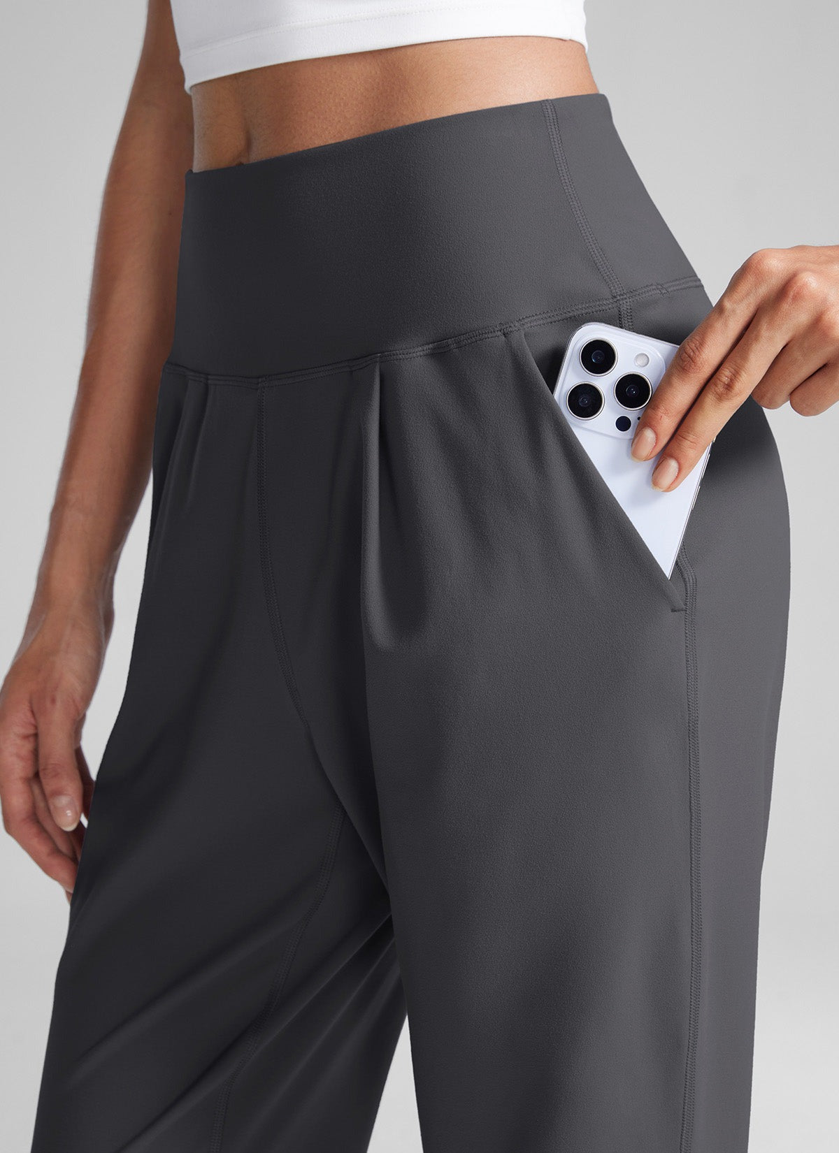 Butterlift® Front Pleated Pocket Pant 27''