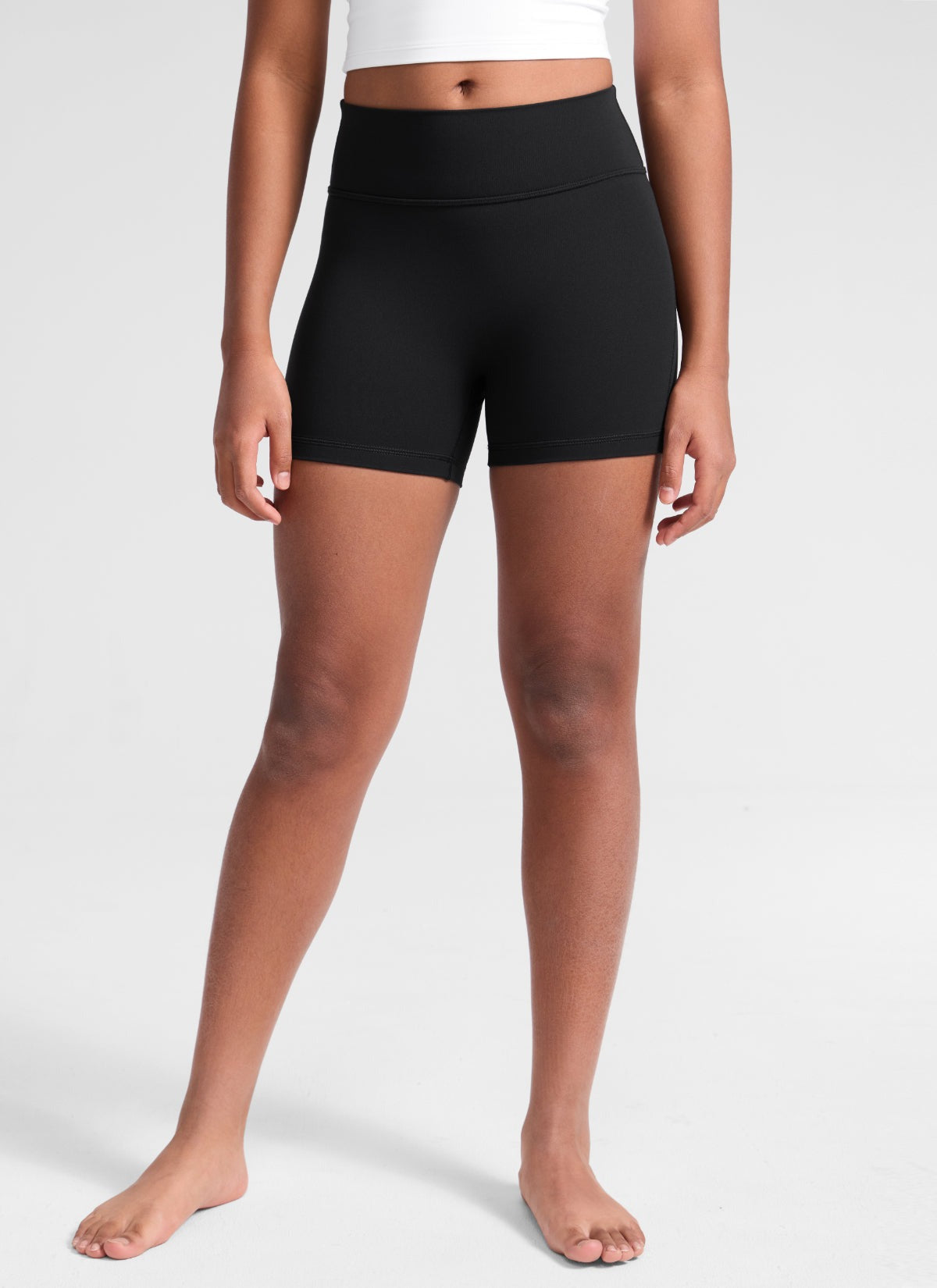 Girls Butterluxe No Front Seam Biker Shorts