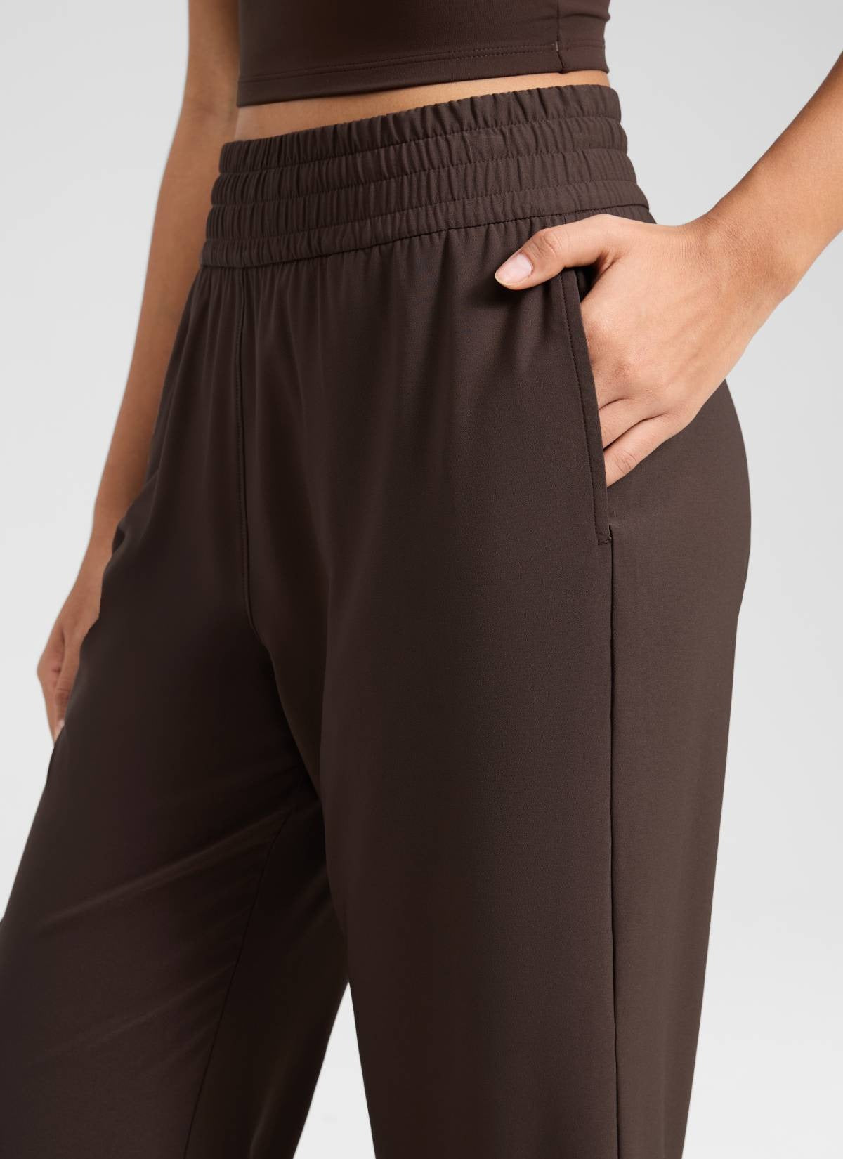 Feathery-Fit Drapey High Rise Flare Pant 23"