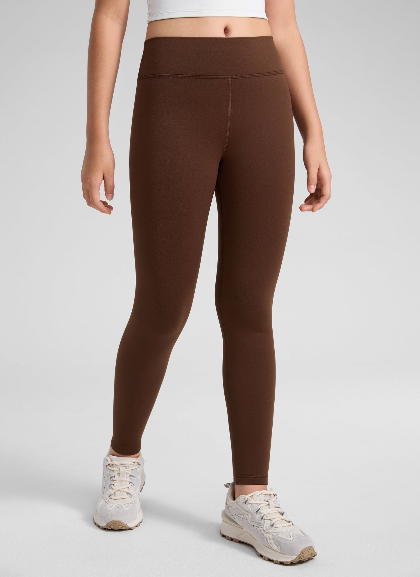 Girls Matte Thermal Fleece Lined Legging