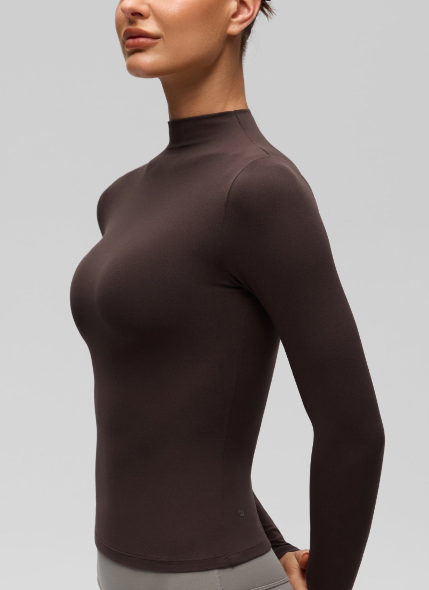 Softembrace Mock Neck Long Sleeve