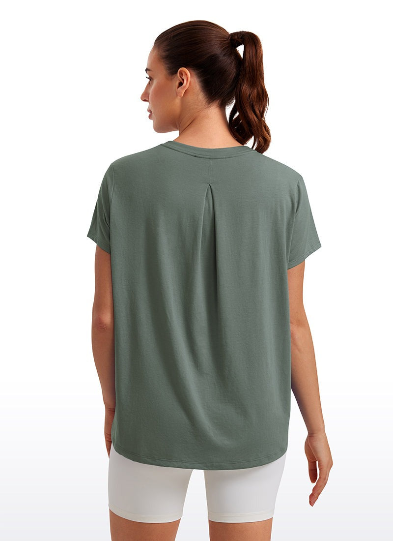 Flowy Yoga Crew Neck Short Sleeve