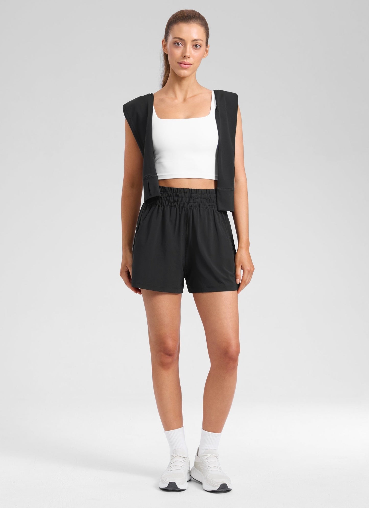 Feathery-Fit Soft Pocket Shorts Linerless 3''