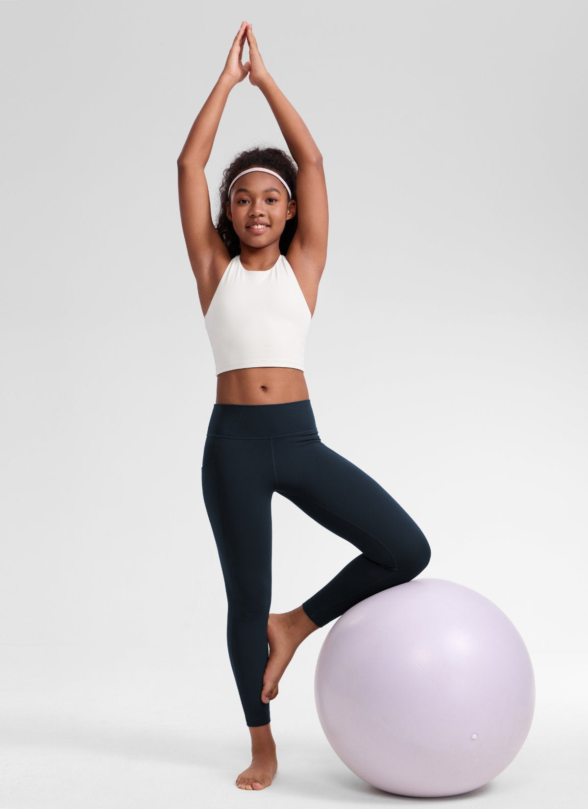 Butterluxe Girls Sports Pocketed Leggings