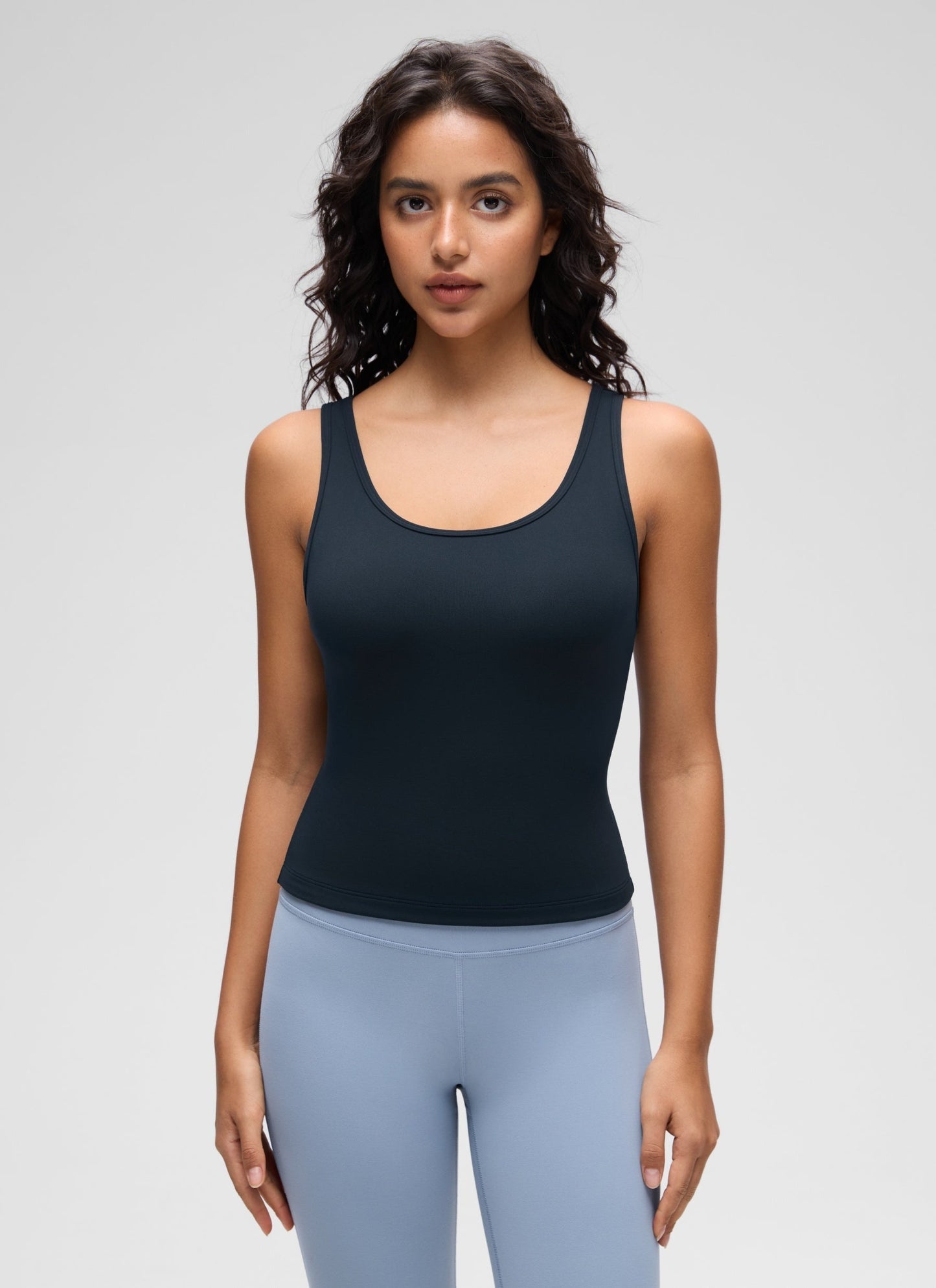 Butterluxe Double Lined Scoop Neck Tank