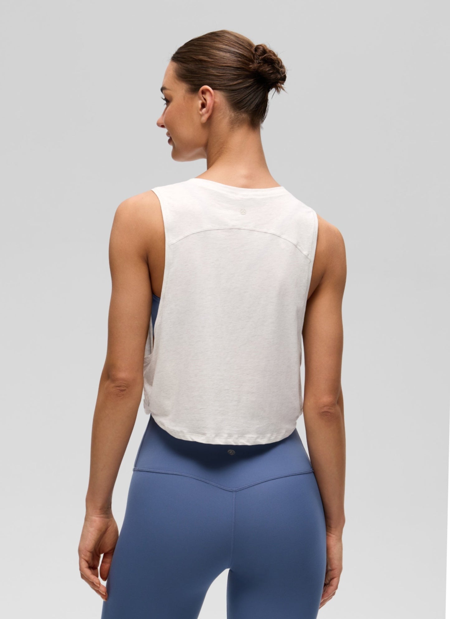 Pima Cotton Crop Deep Armhole Tank