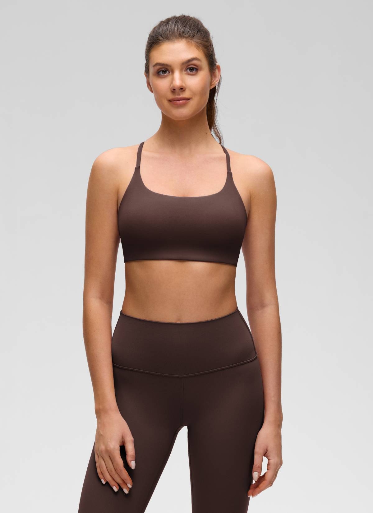 Butterluxe Twist Cross Back Sports Bra