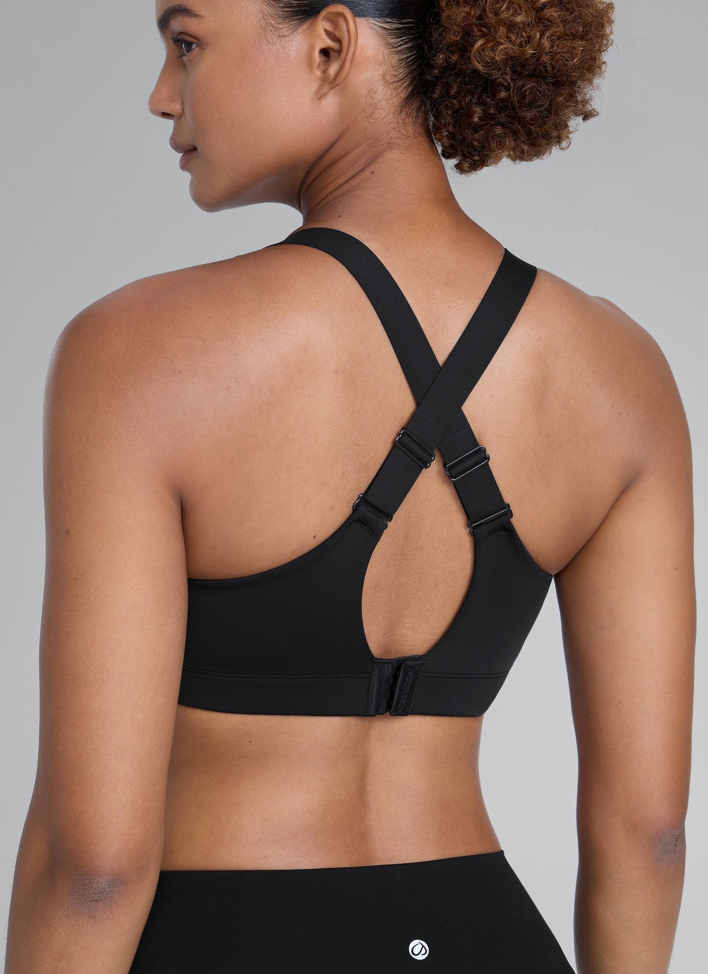 Zip Front High Impact Sports Bra