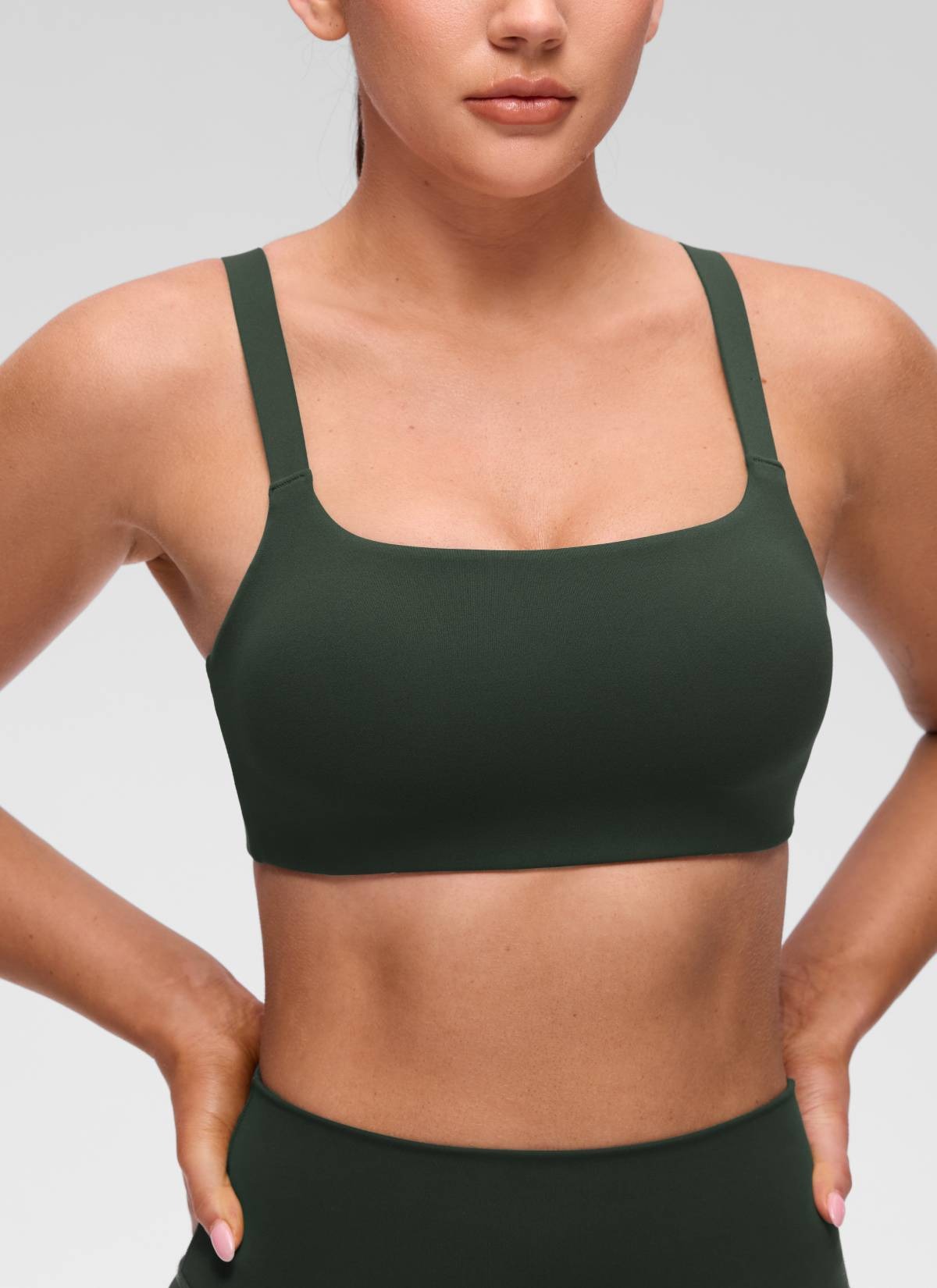 Butterluxe Adjustable Wide Strap Sports Bra