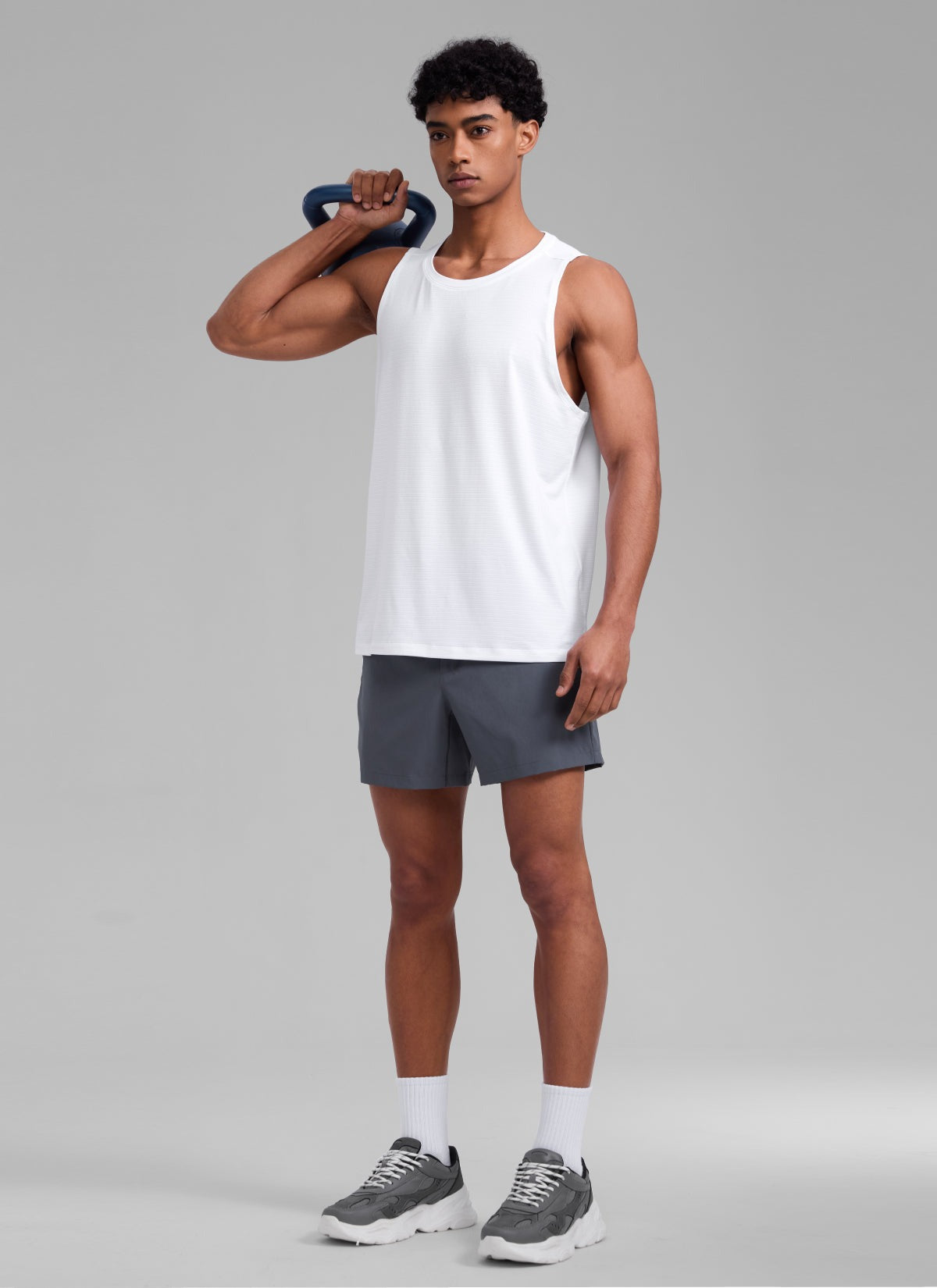 Lightweight Side Slits Narrow Shoulder Tank