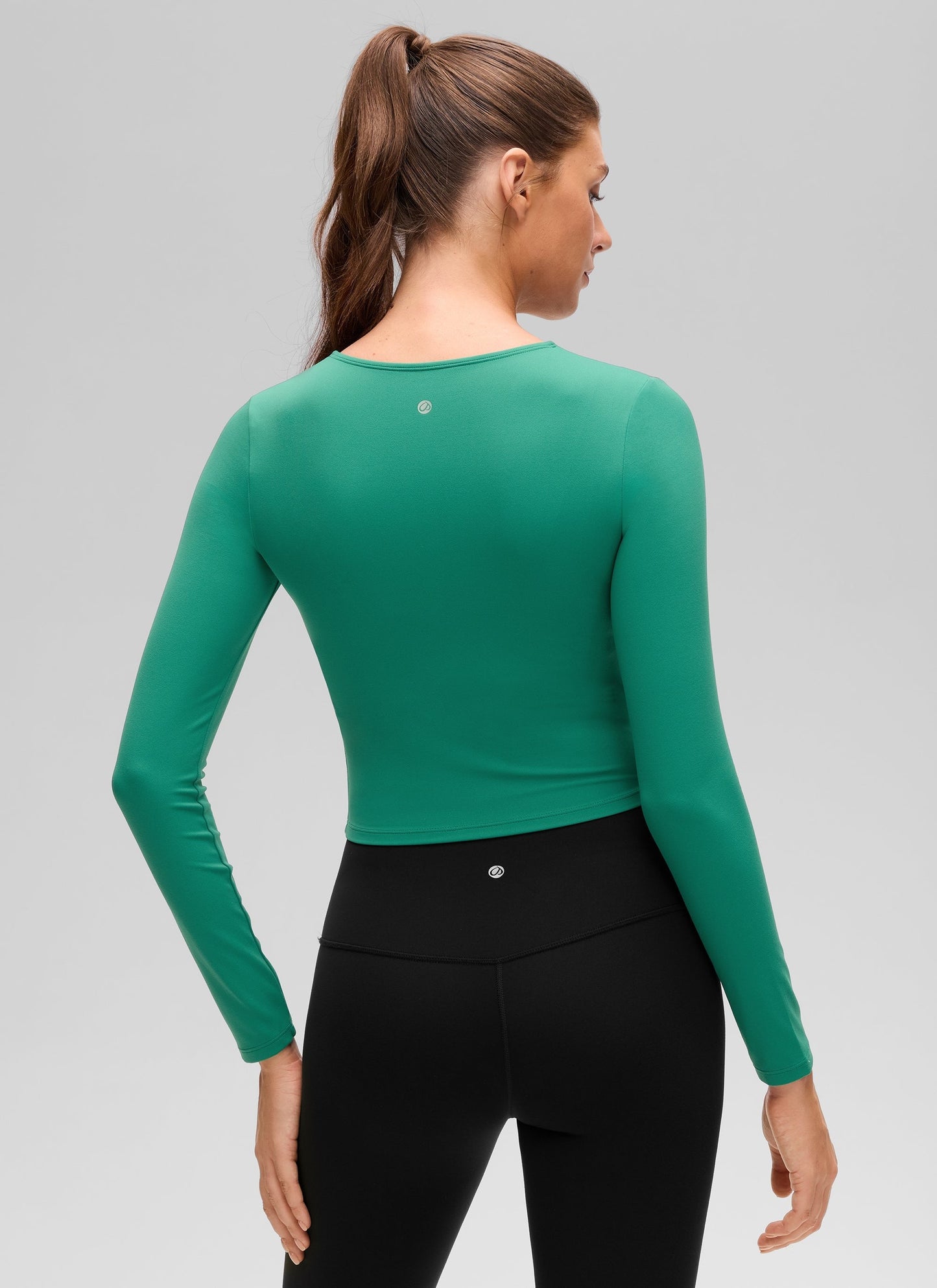 Butterluxe Front Seam Cropped Long Sleeve