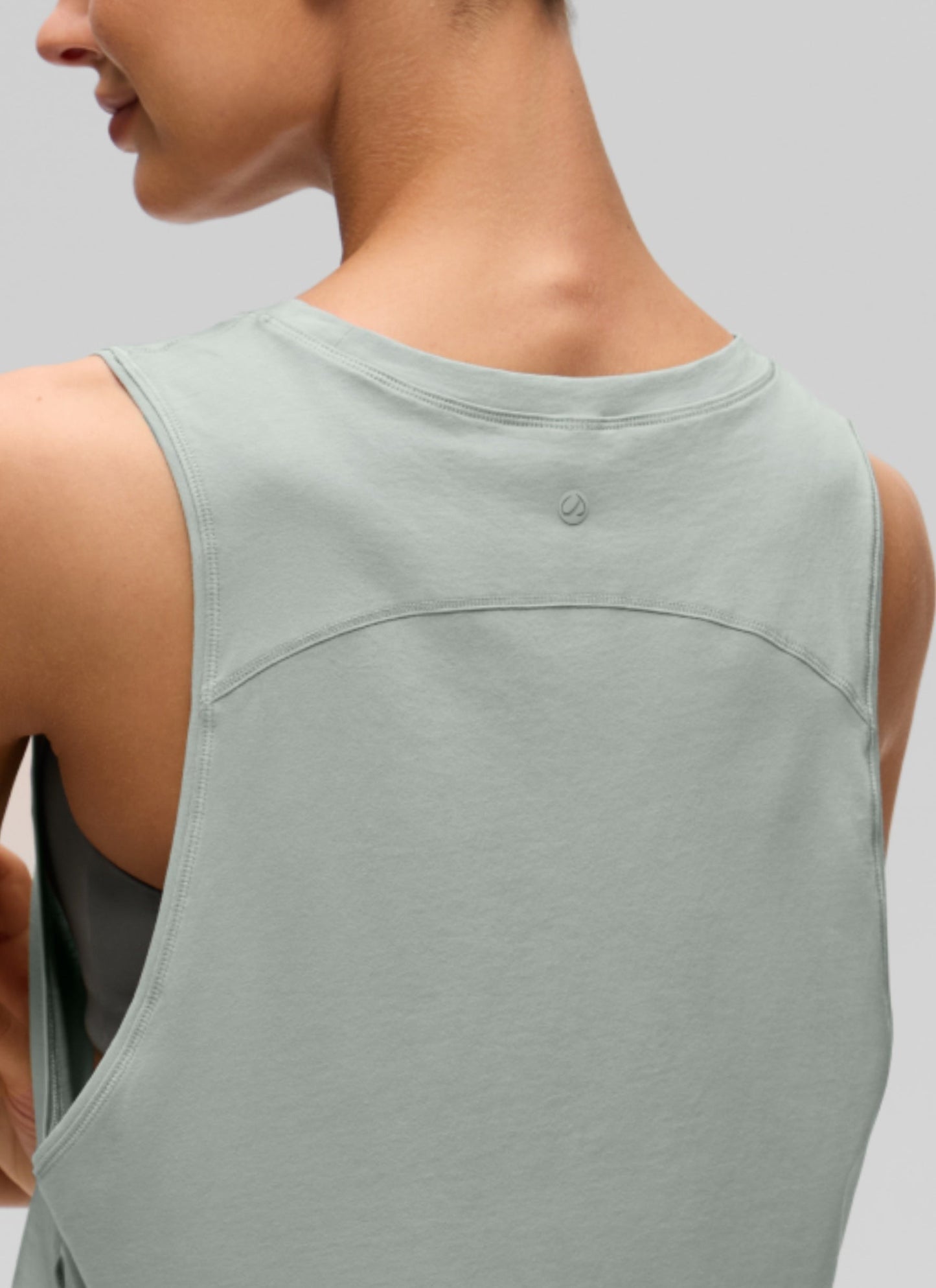 Pima Cotton Crop Deep Armhole Tank