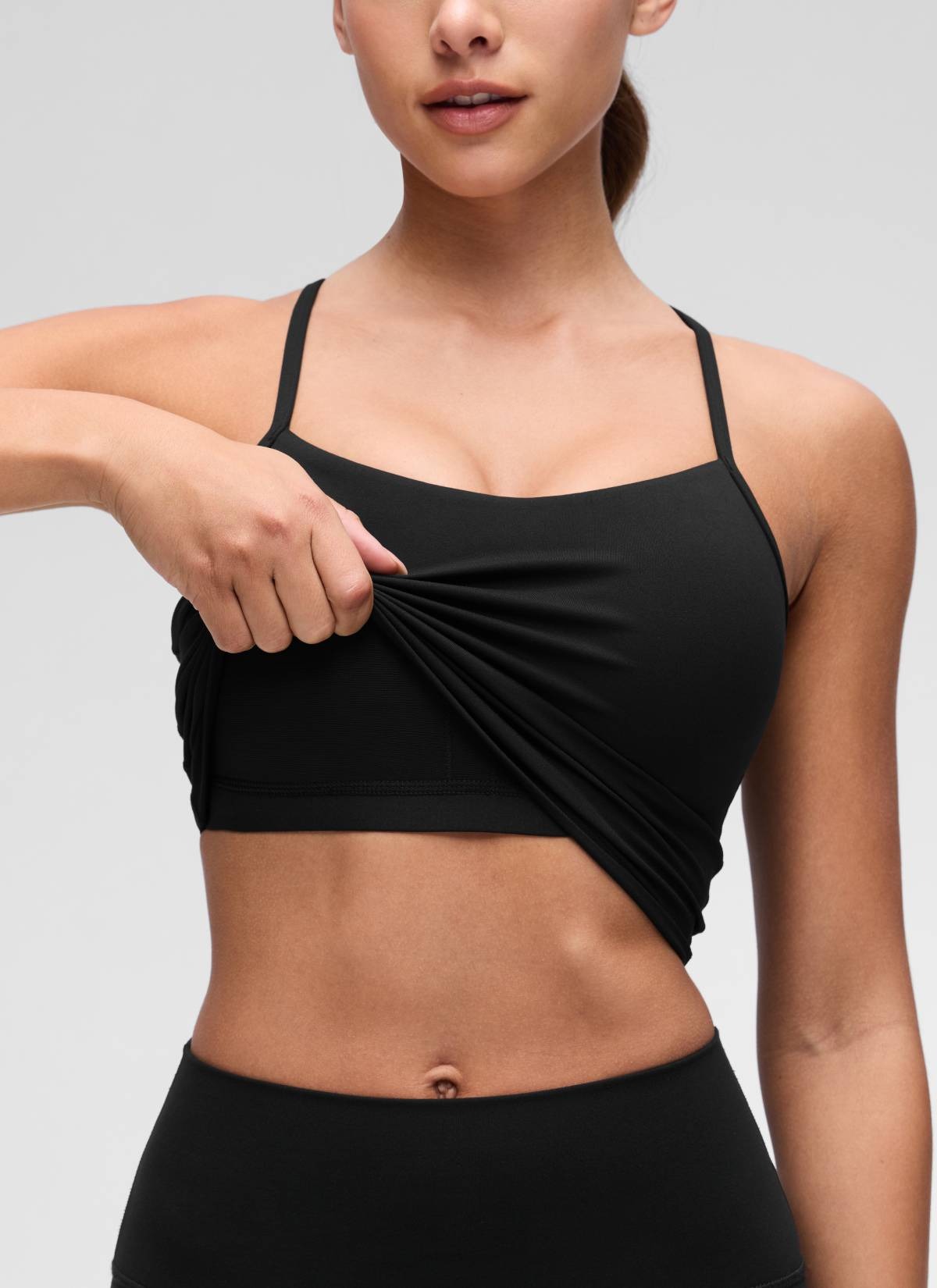 Butterluxe Y Back Built in Bra Tank