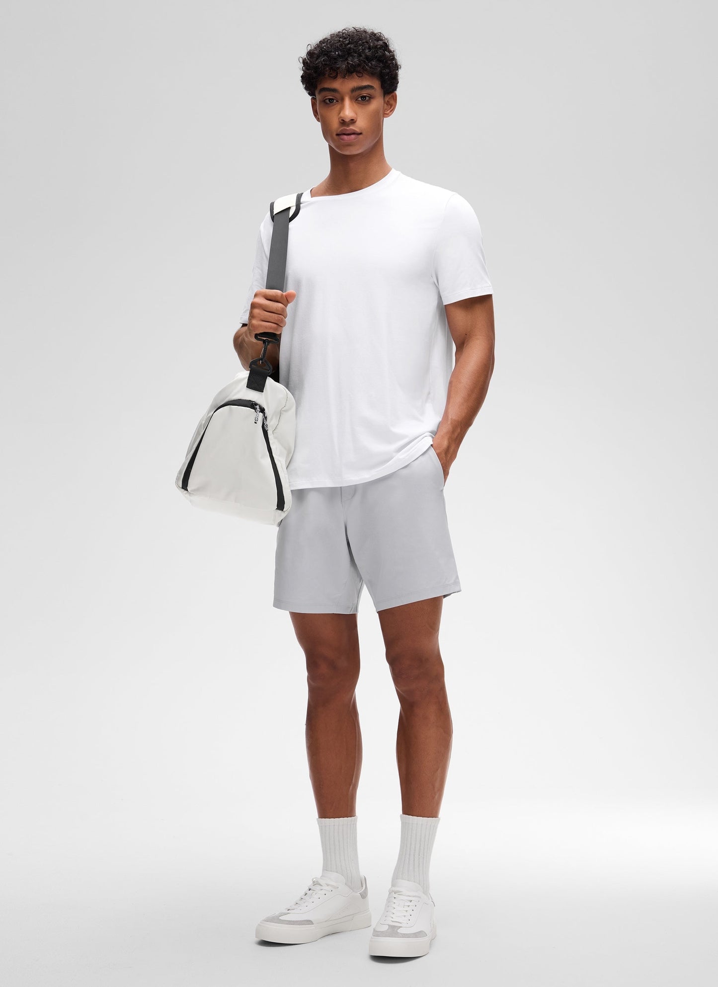 Poly Cotton-Blend Lightweight Short Sleeve