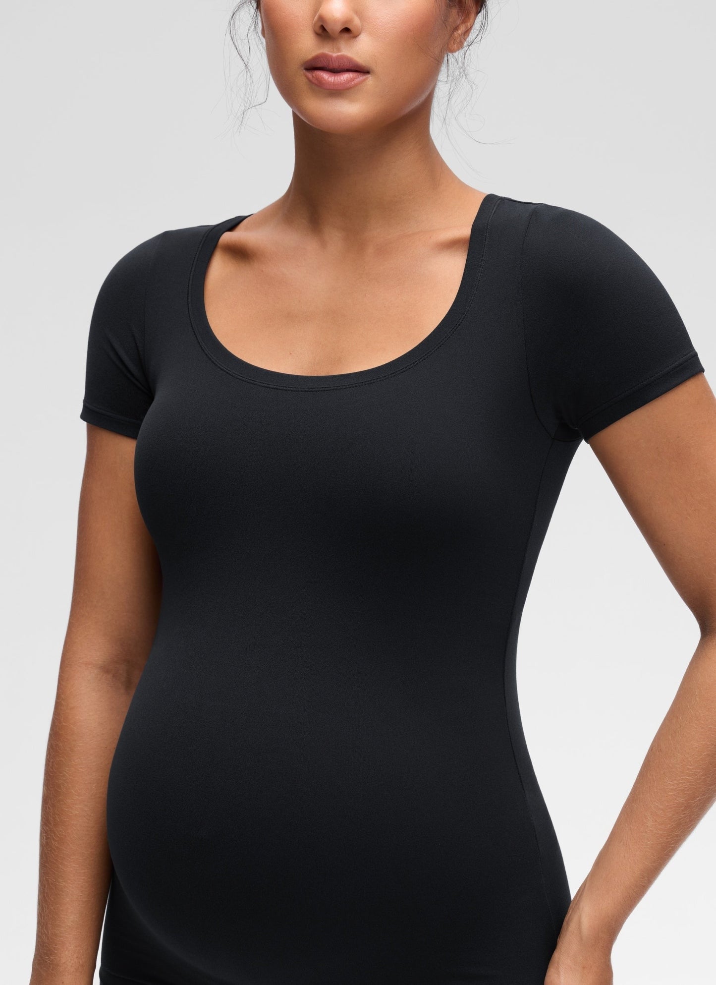 Softembrace Maternity U Neck Short Sleeve
