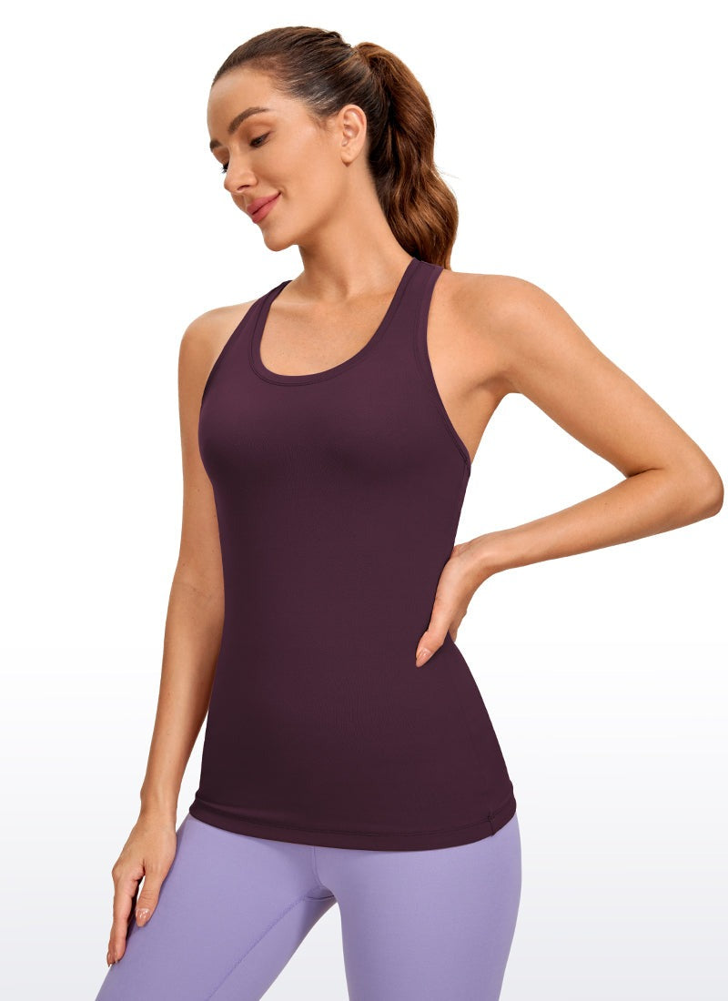 Butterluxe Racerback Hip Length Tank