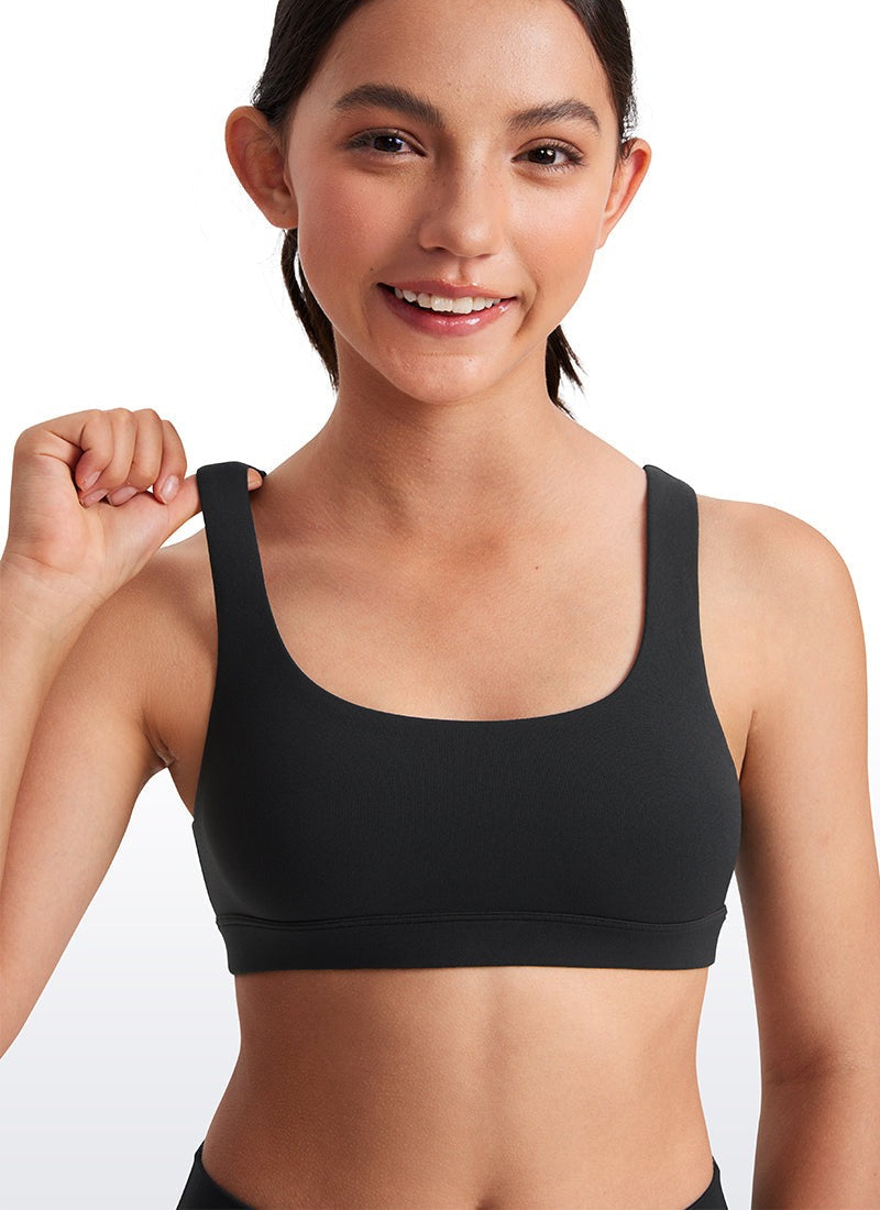 Butterluxe Girls Scoop Neck Sport Bra U Back
