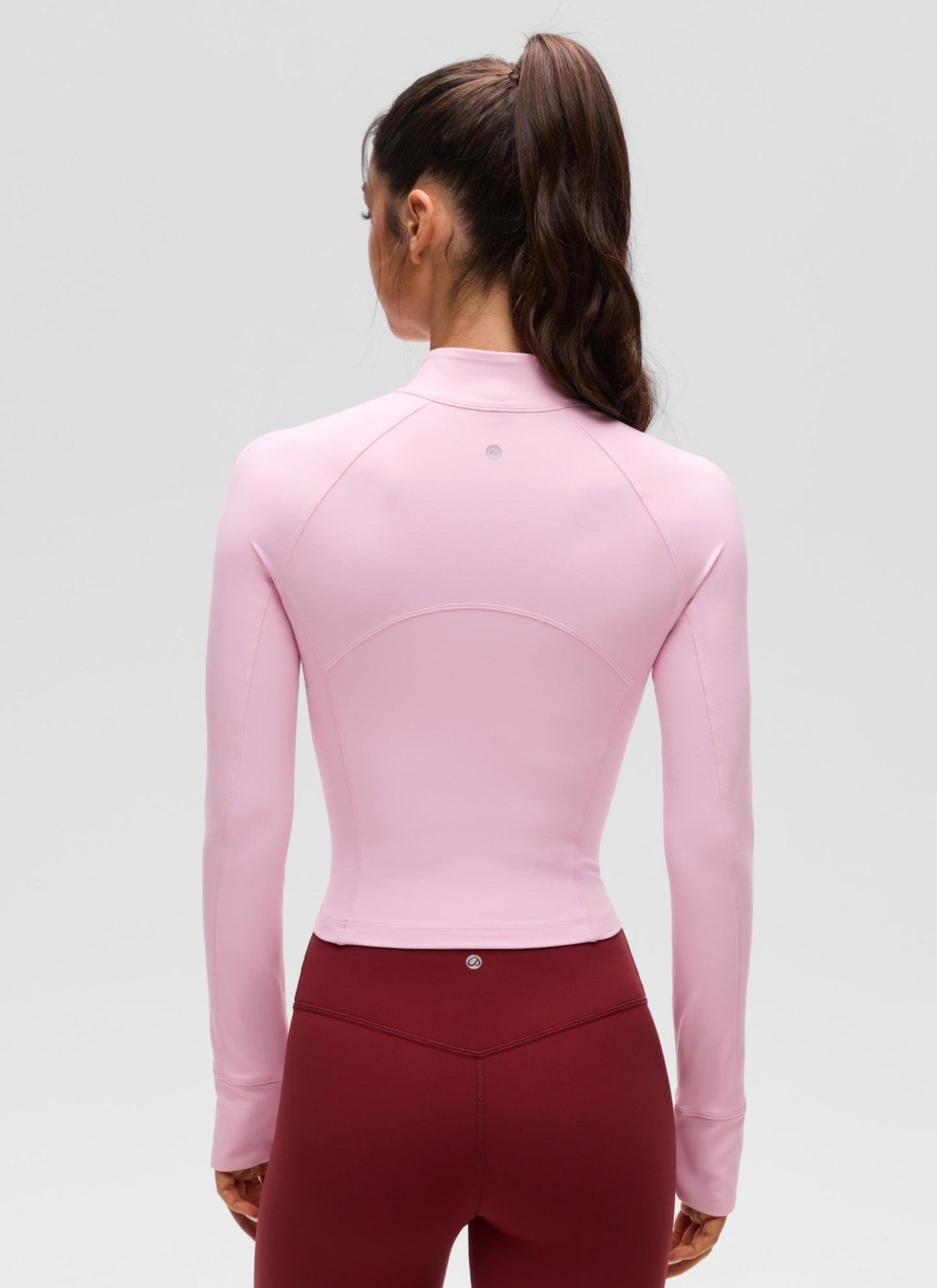 Butterluxe Half Zip Cropped Long Sleeve