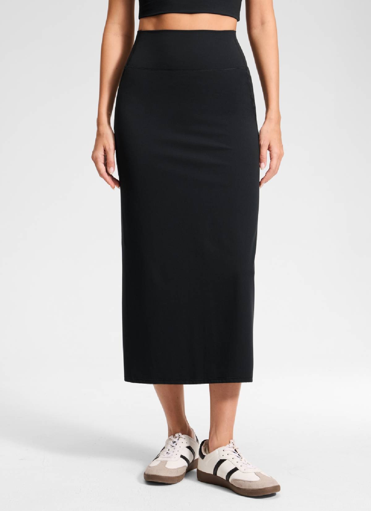 Butterlift® High Rise Back Slit Maxi Pencil Skirt