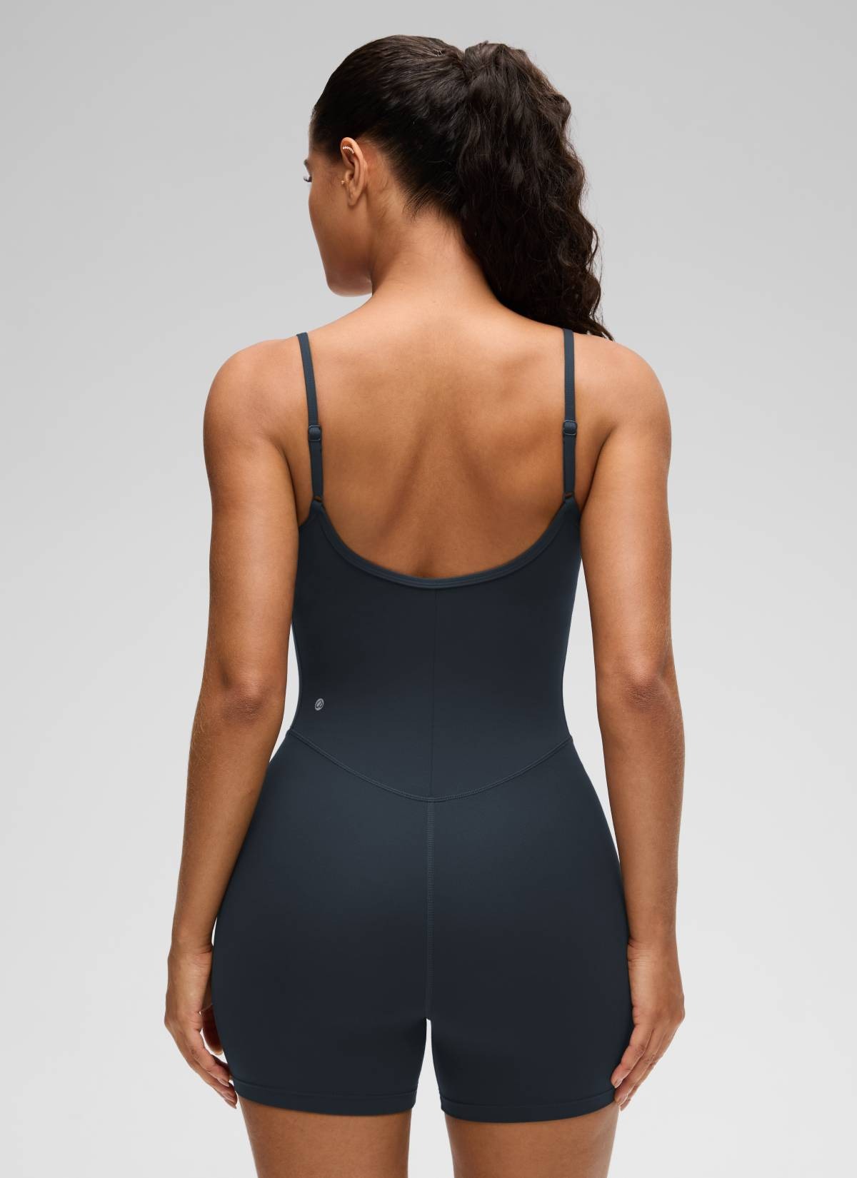 Butterluxe Thin Strap Shorts Bodysuit 4''
