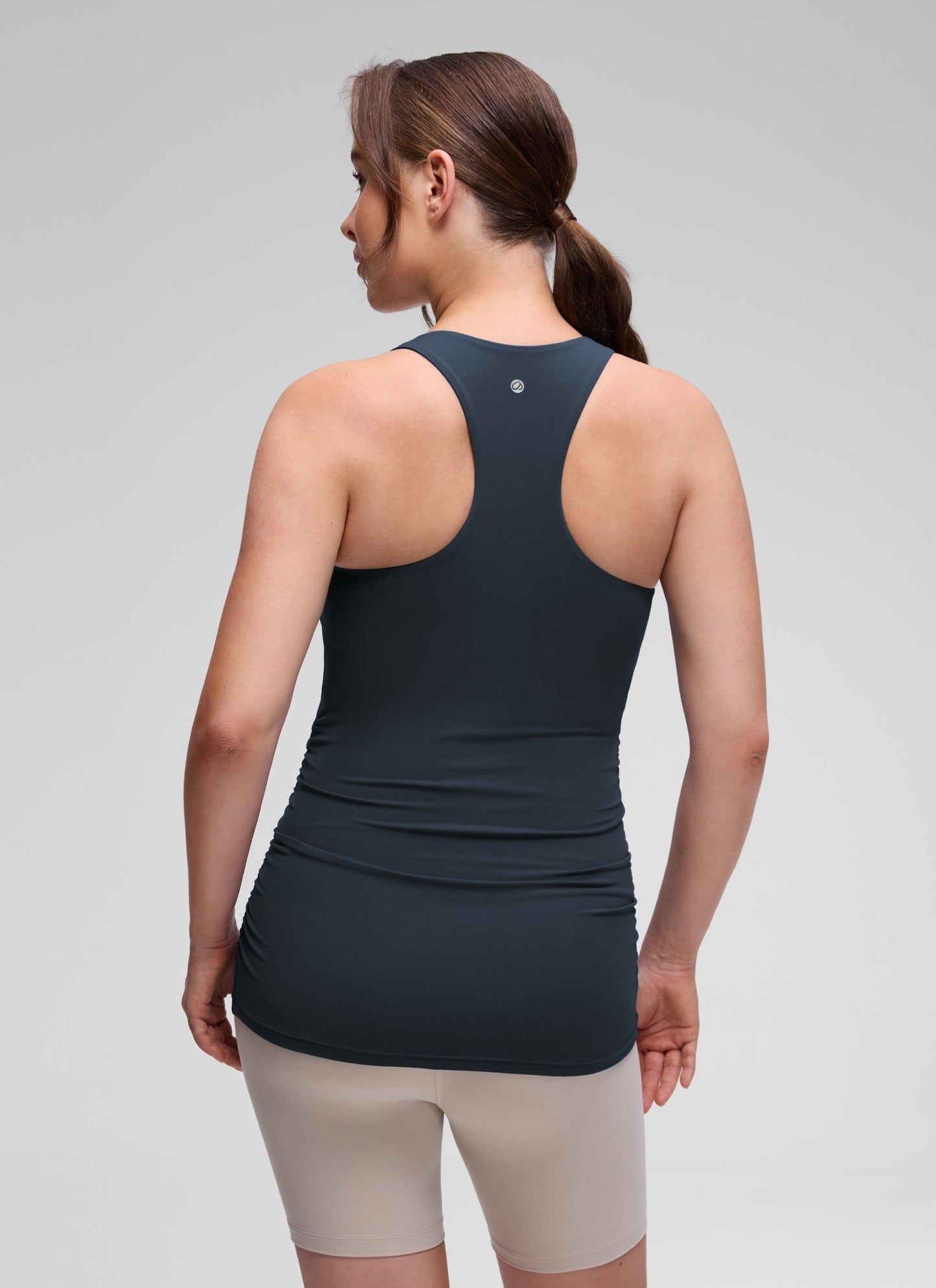 Butterluxe Maternity Built in Bra Ruched Tank