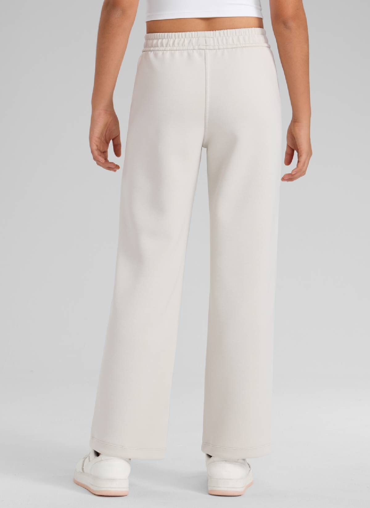 SoftAura Girls High Rise Wide Leg Sweatpant