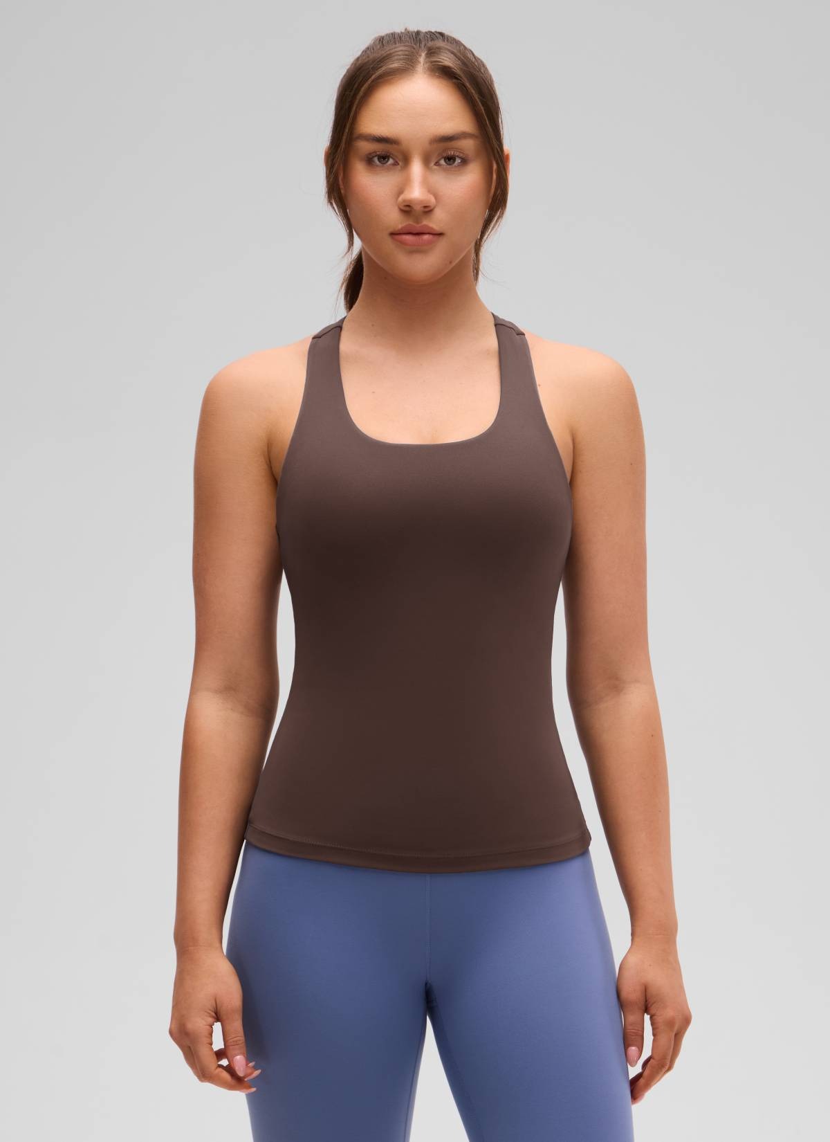 Butterluxe Waist Length Built in Bra Tank