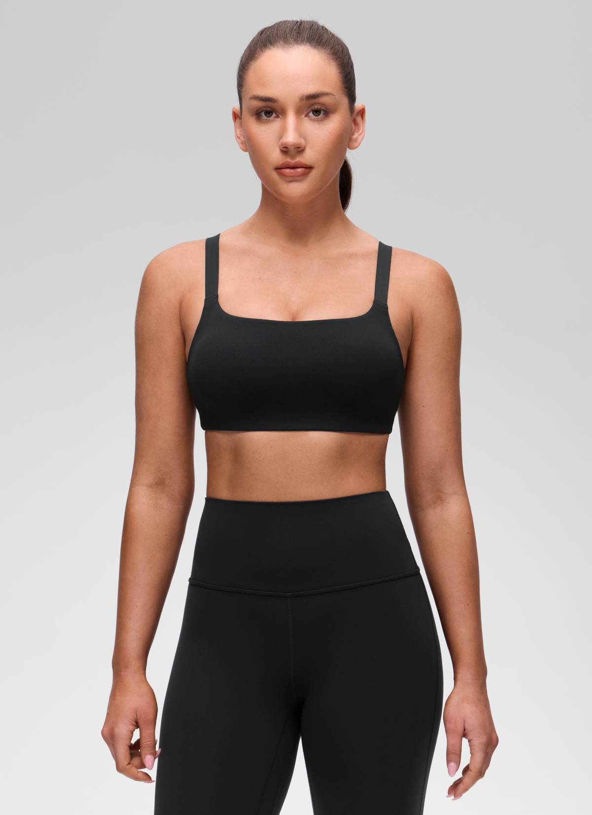 Butterluxe Adjustable Wide Strap Sports Bra