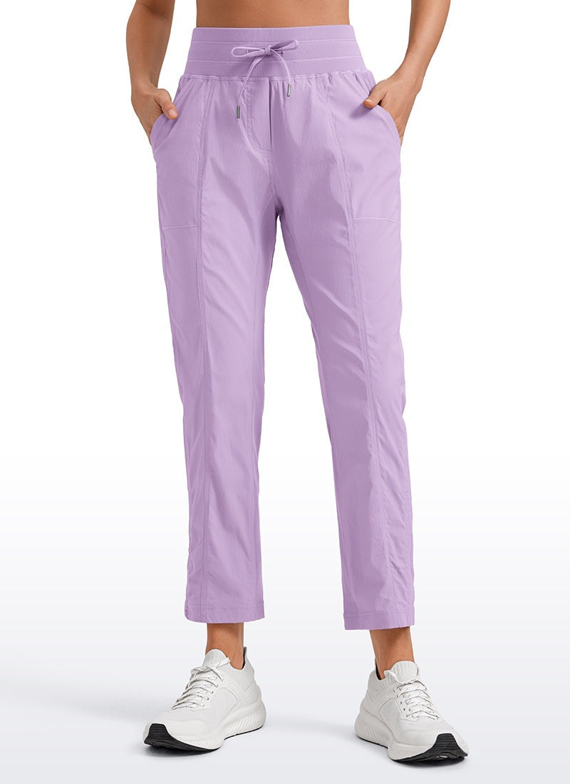 Striped Cinched Leg Pocket Pant 27''