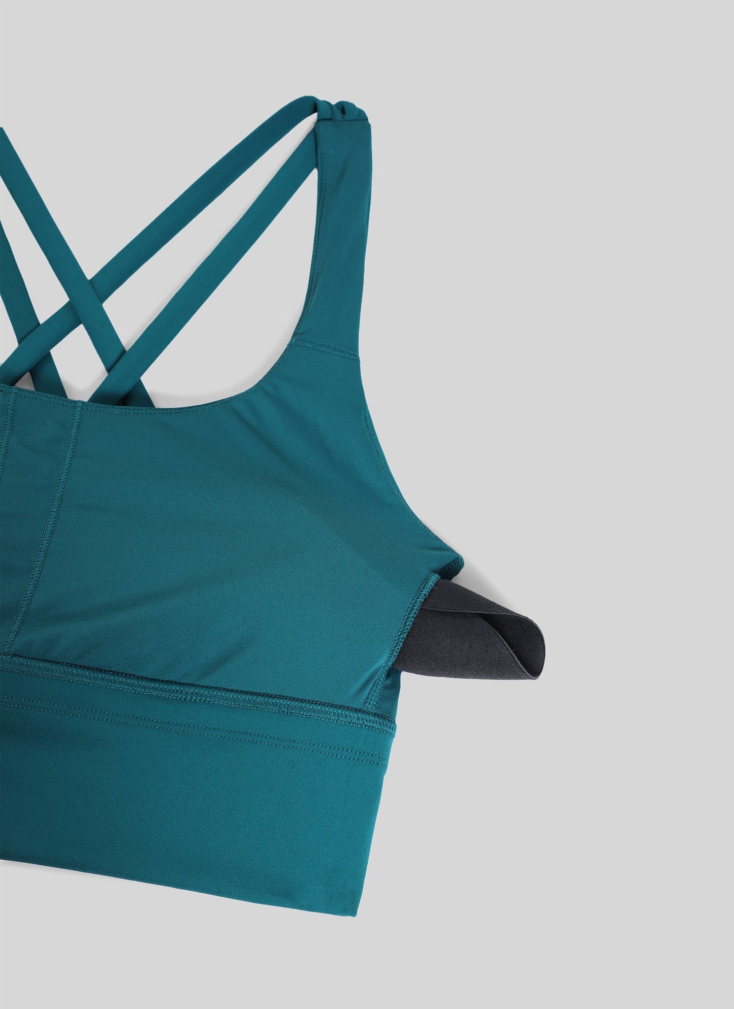 Nakedfeel Longline Criss Cross Back Bra